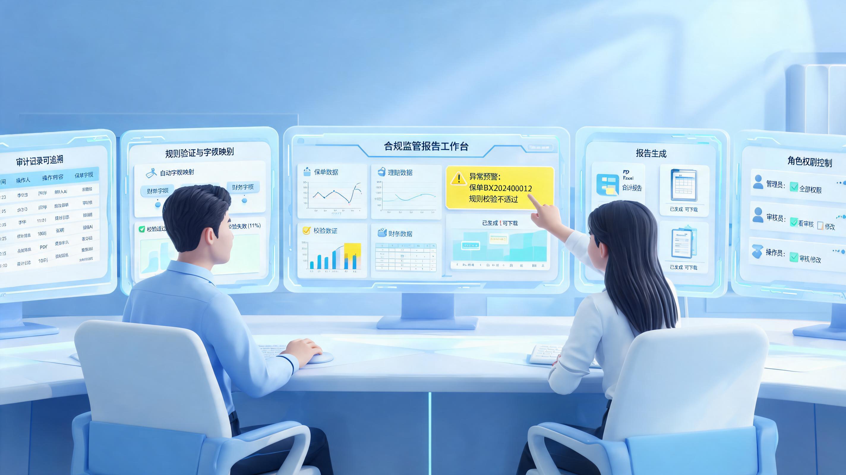 保险监管报表怎么快速生成？自动校验压缩出表时间_图1