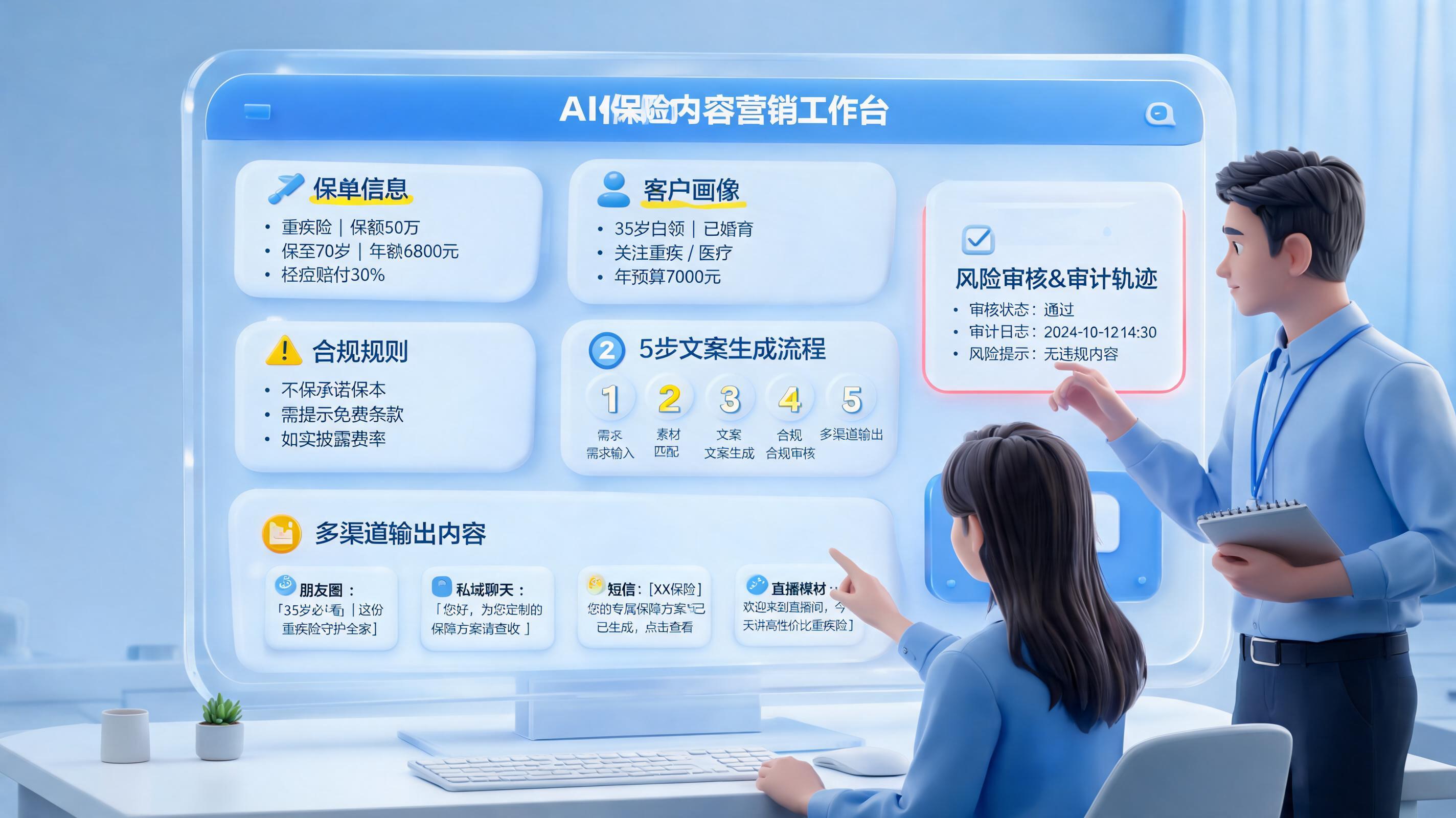 保险营销文案怎么快速生成？流程拆解与合规提效_图1