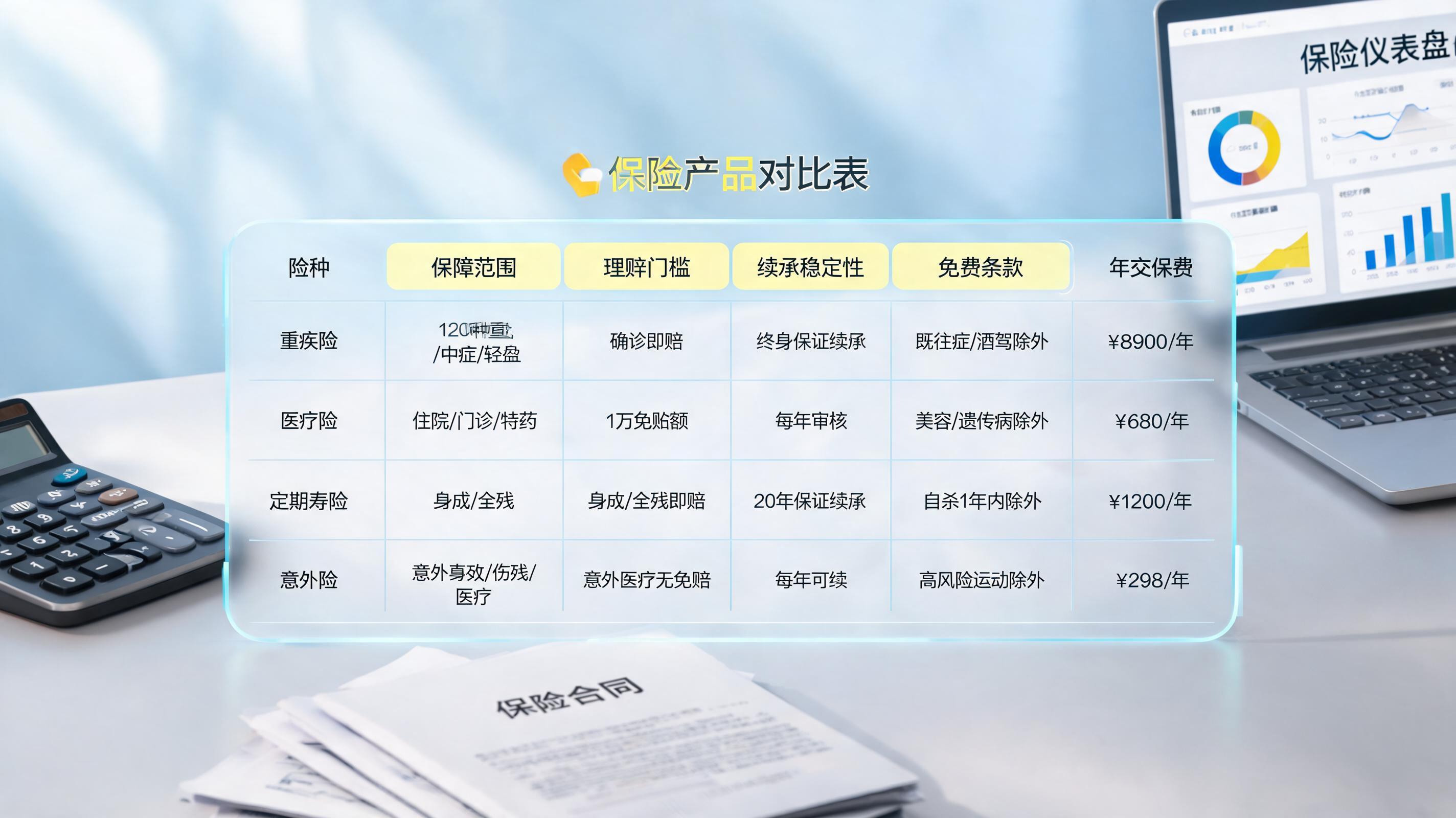 不同保险产品怎么对比更清楚？先看保障框架_图1