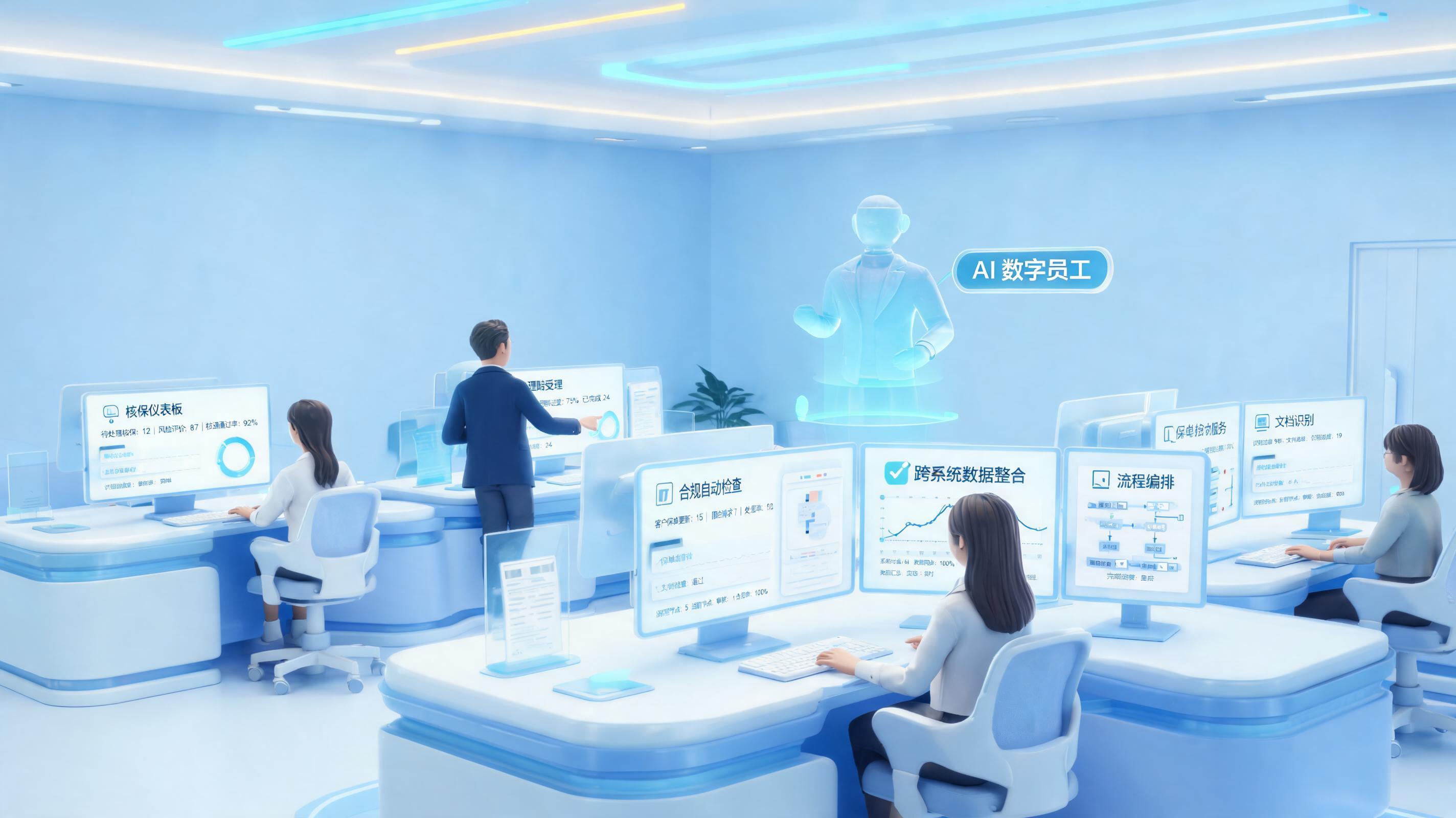 保险运营效率怎么提升？流程重构加数字员工_图1