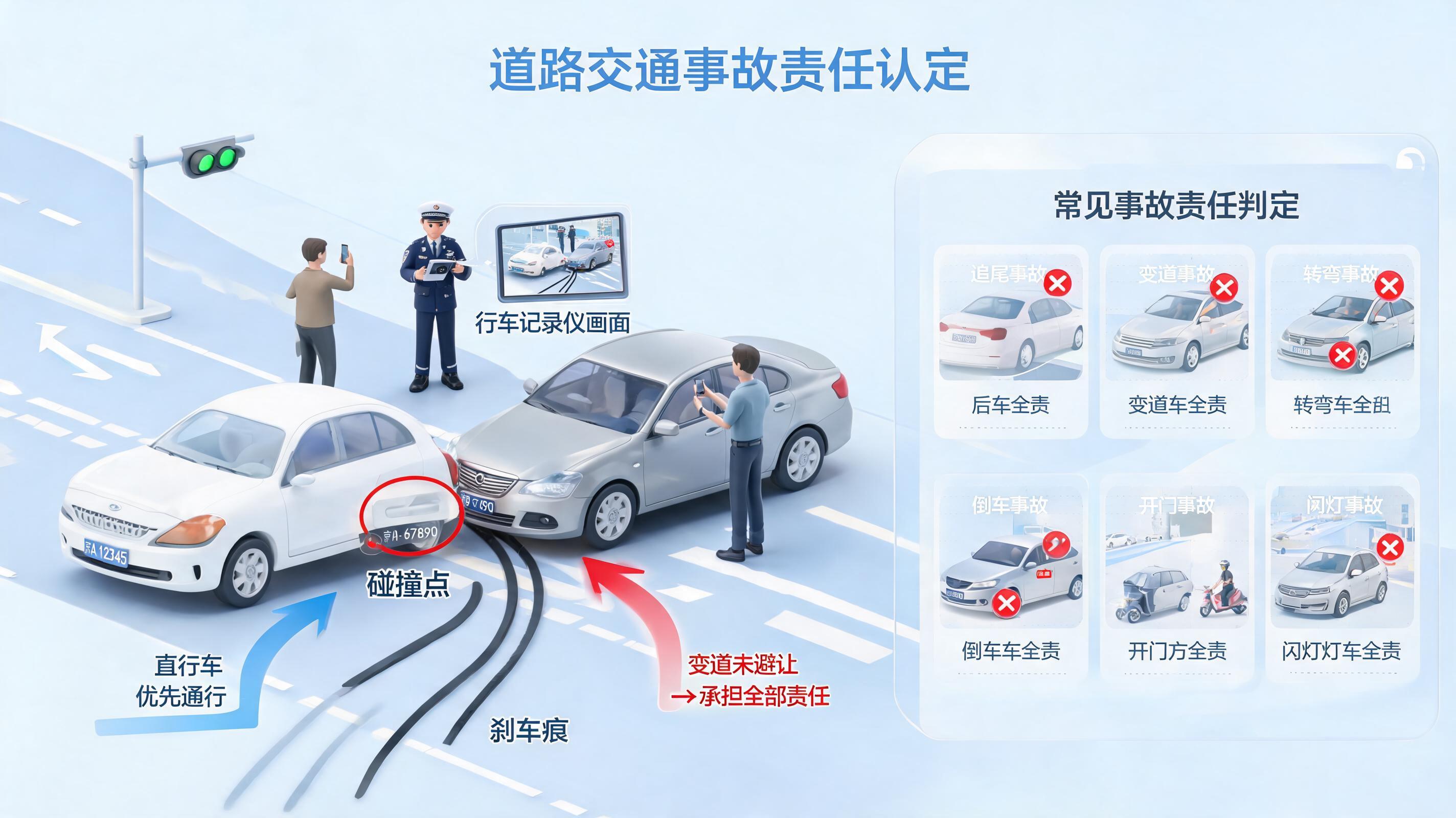 车险事故责任怎么快速判定？现场3步看主次责_图1