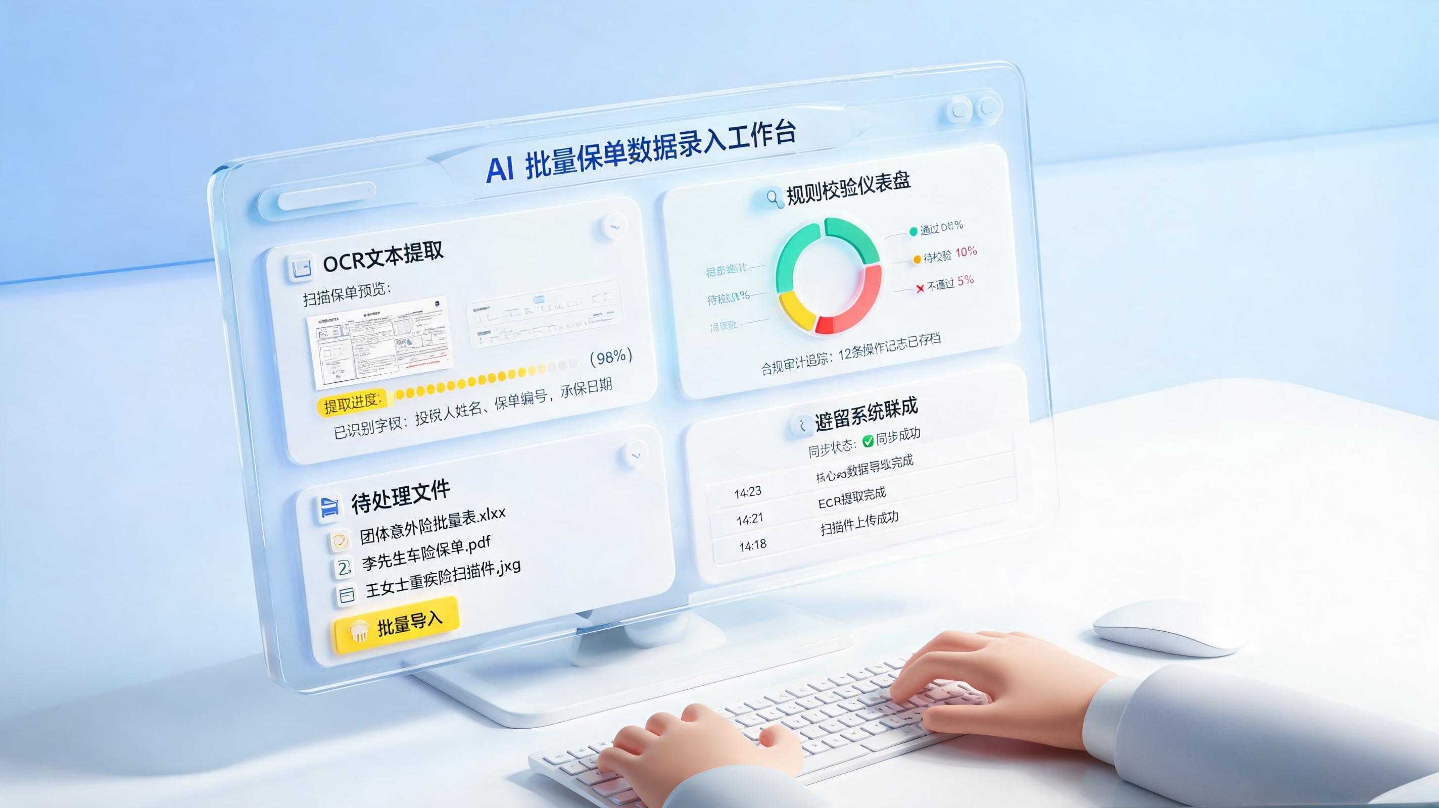 怎么批量录入保单信息？把录单做成闭环流程_图1
