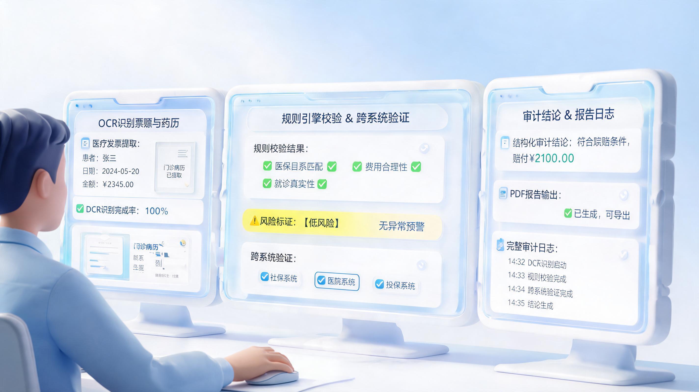 理赔审核报告怎么自动生成？审核结论直出与PDF留痕_图1