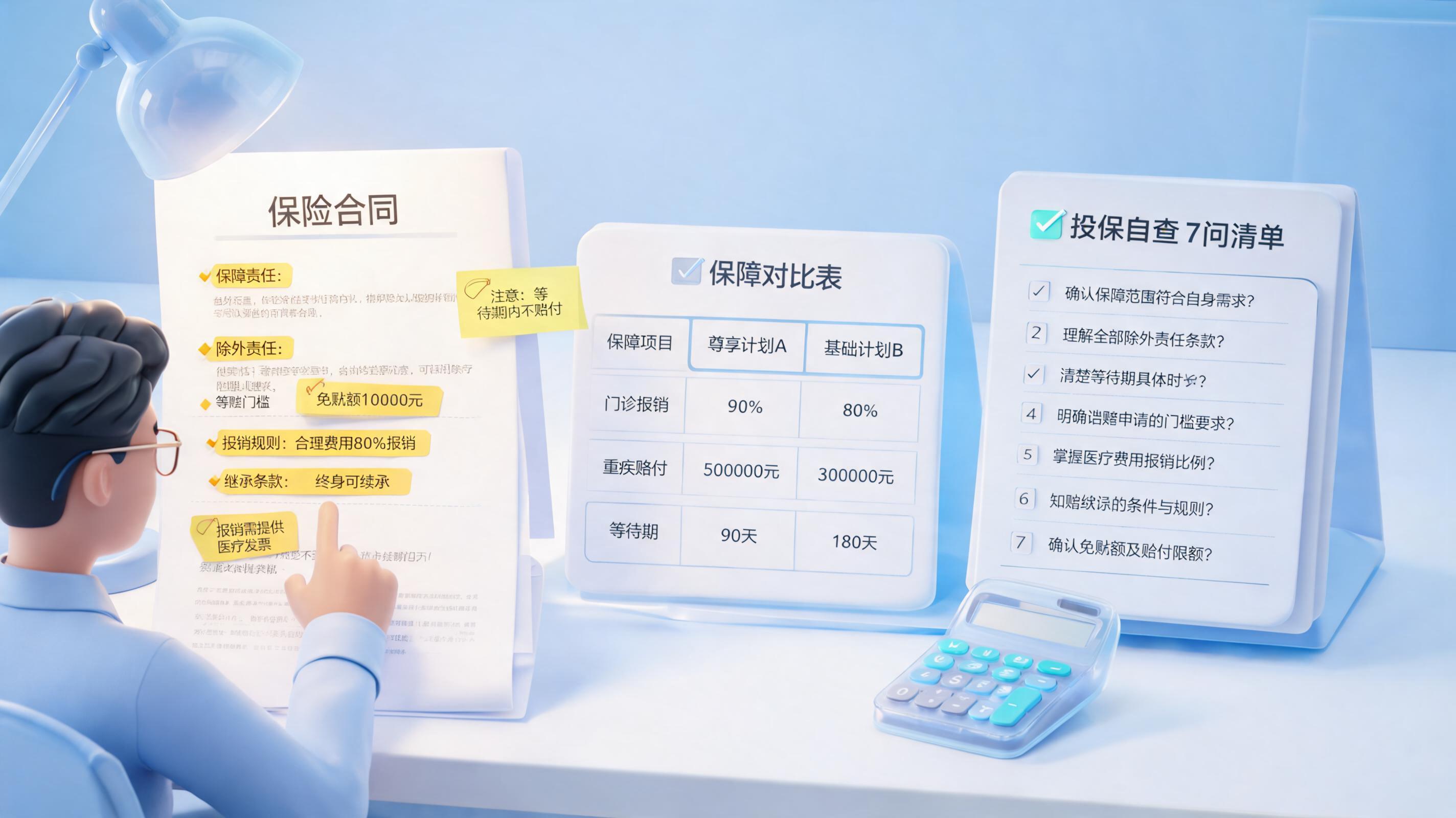怎么快速看懂复杂保险条款，再学会避坑提问_图1