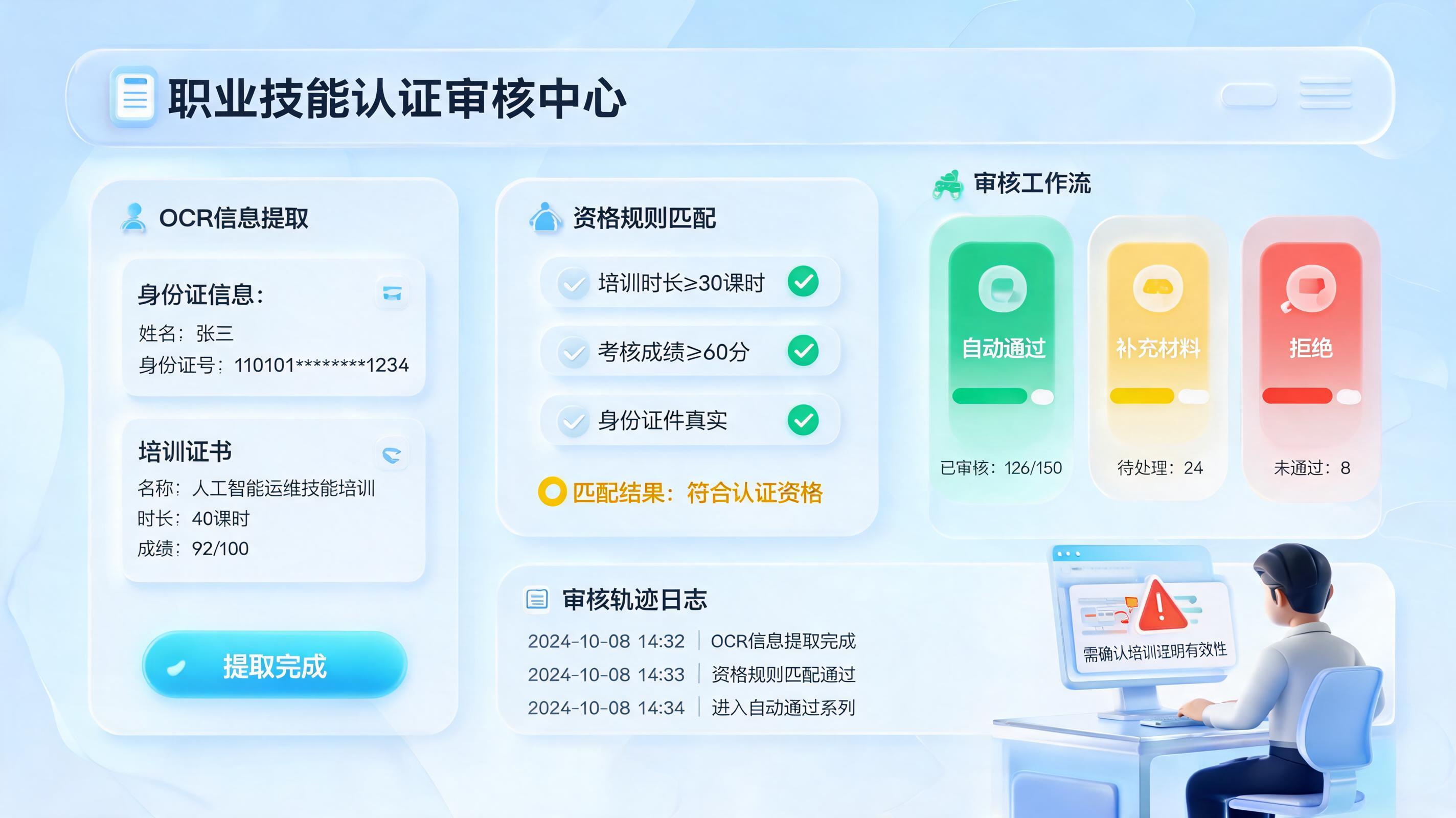如何实现技能鉴定智能化审核？规则引擎与人机闭环_图1