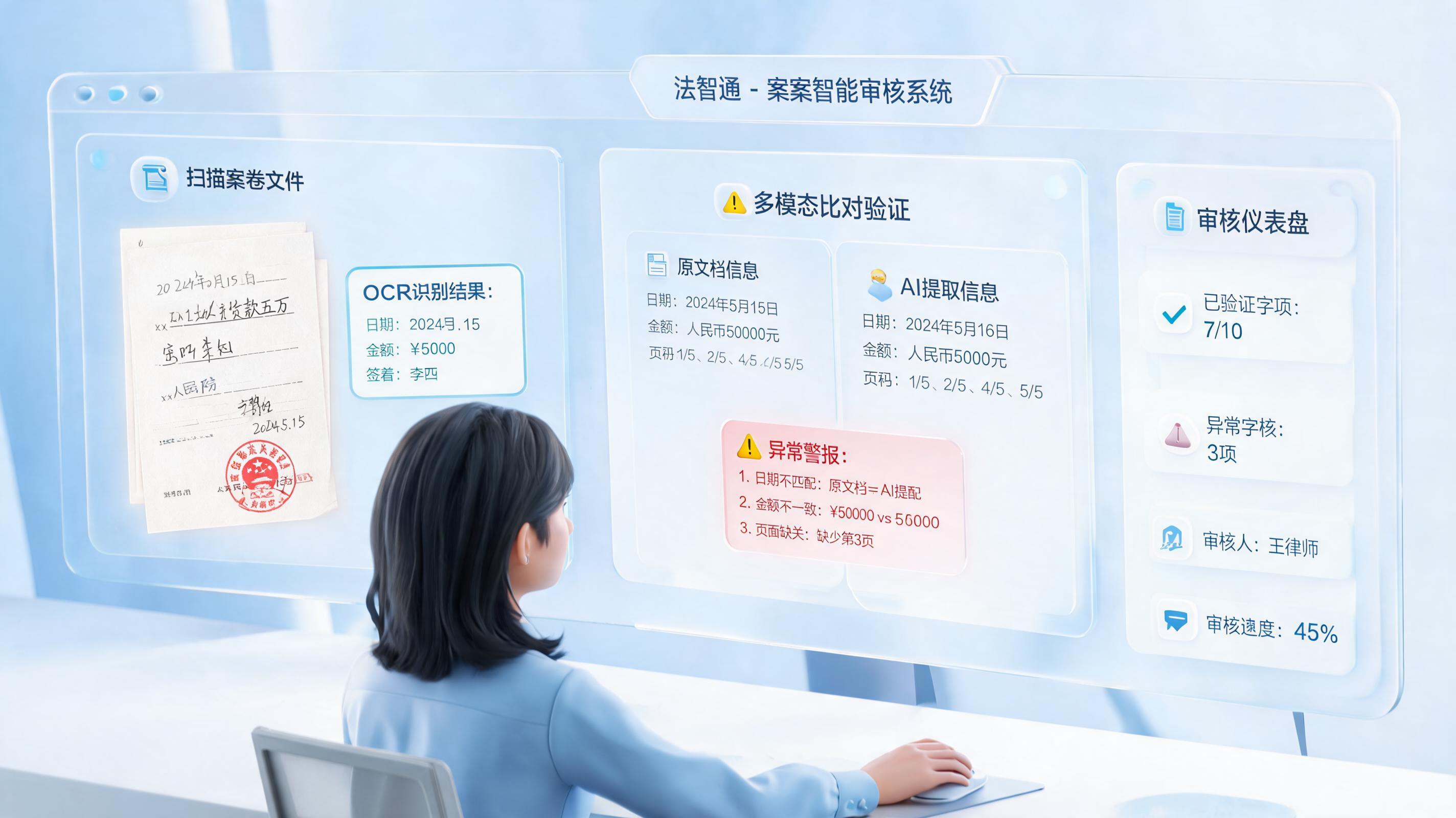 怎么自动化比对案卷图文信息？识别校验一体化_图1
