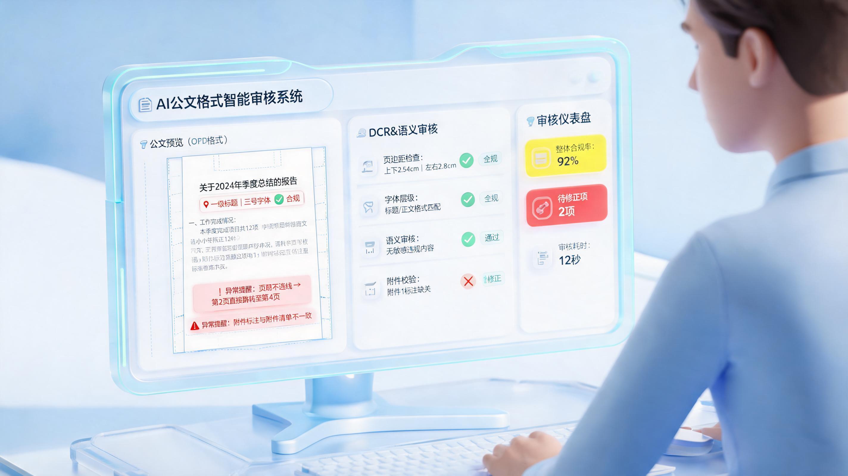 怎么自动化完成公文排版校验，规则引擎配合AI审校