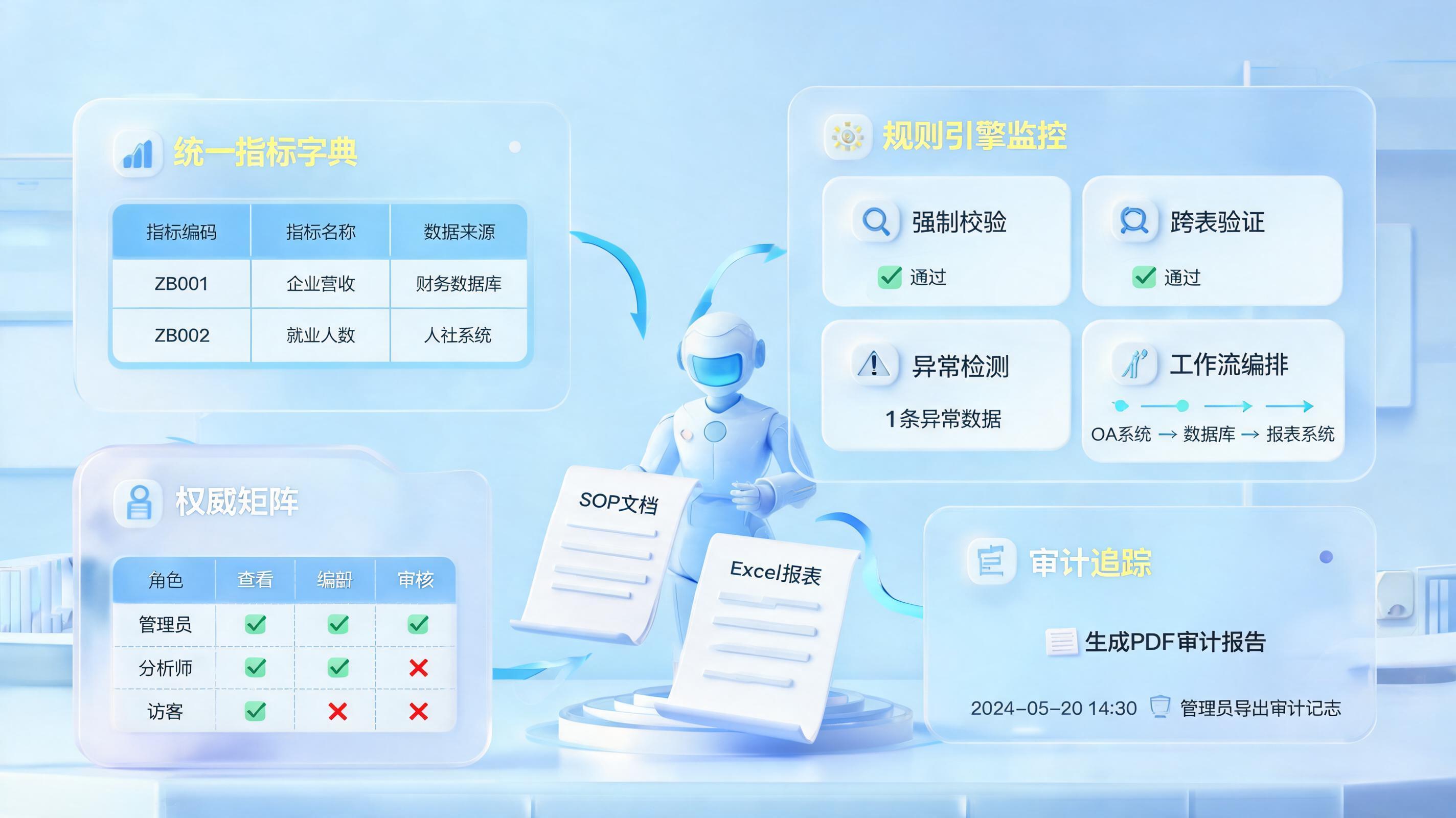 统计业务标准怎么智能规范？规则统一与自动校核