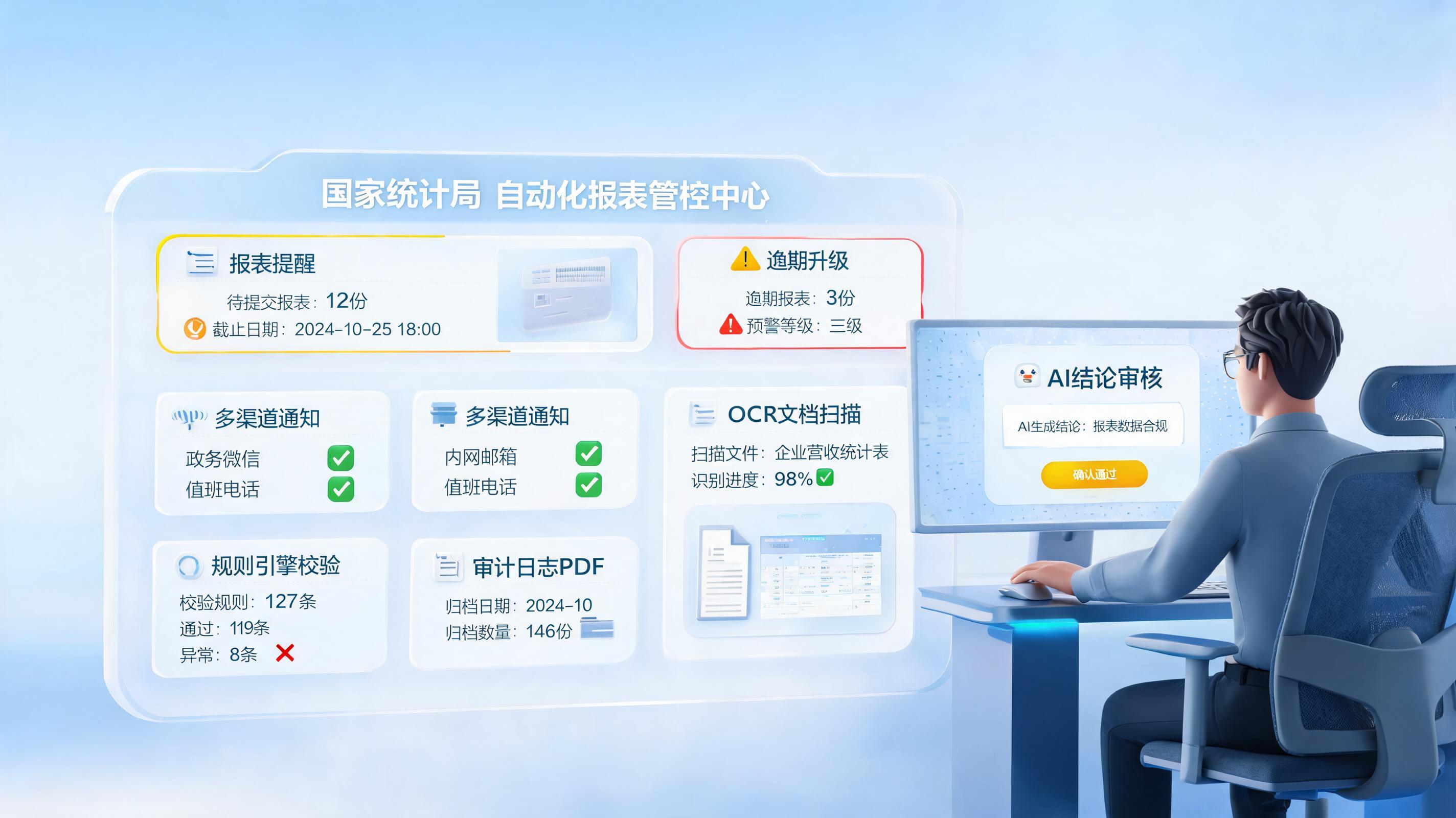 统计报表如何实现自动催报？流程闭环方案_图1