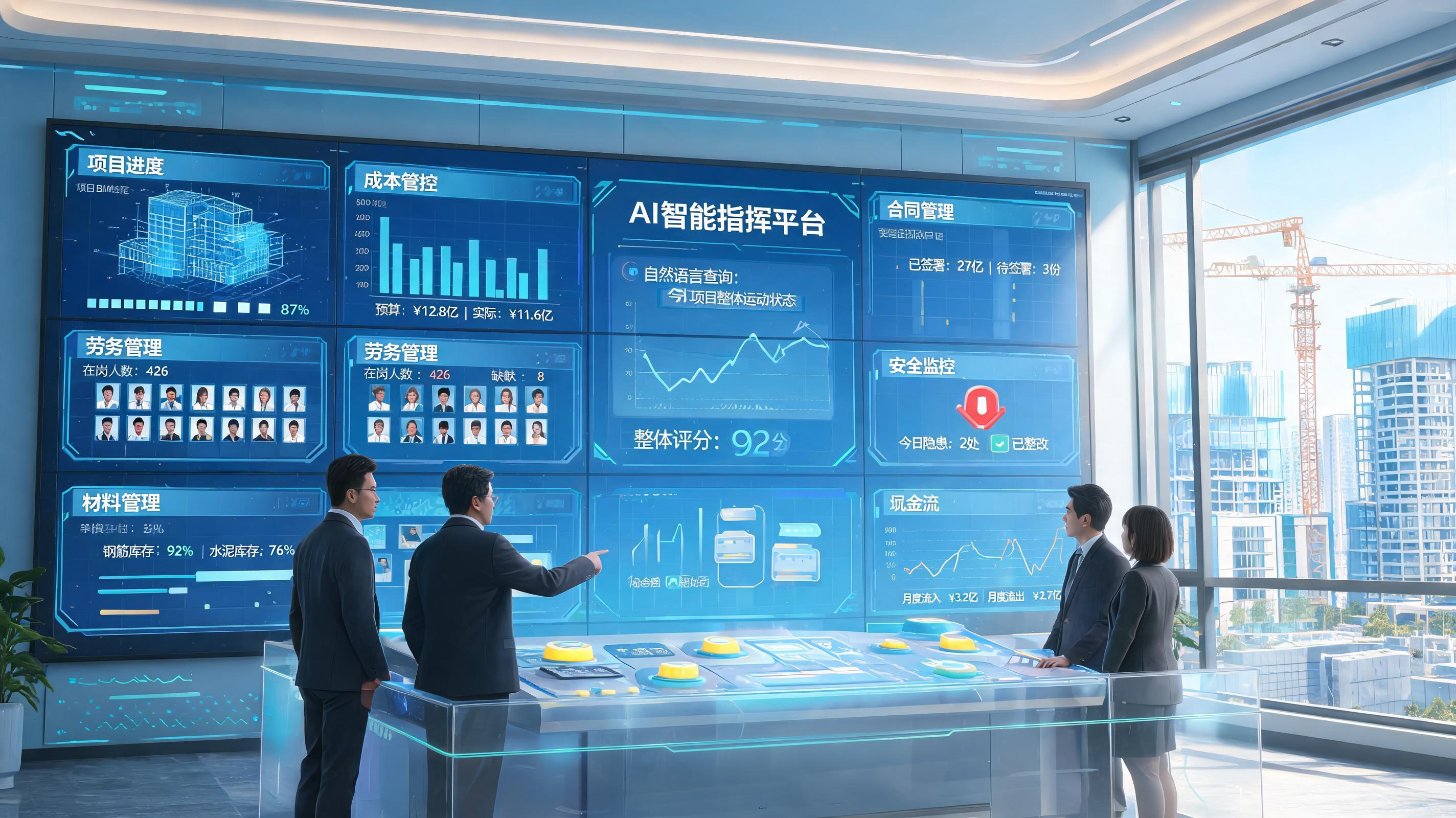 建筑业数据如何智能分析？项目经营走向实时决策_图1