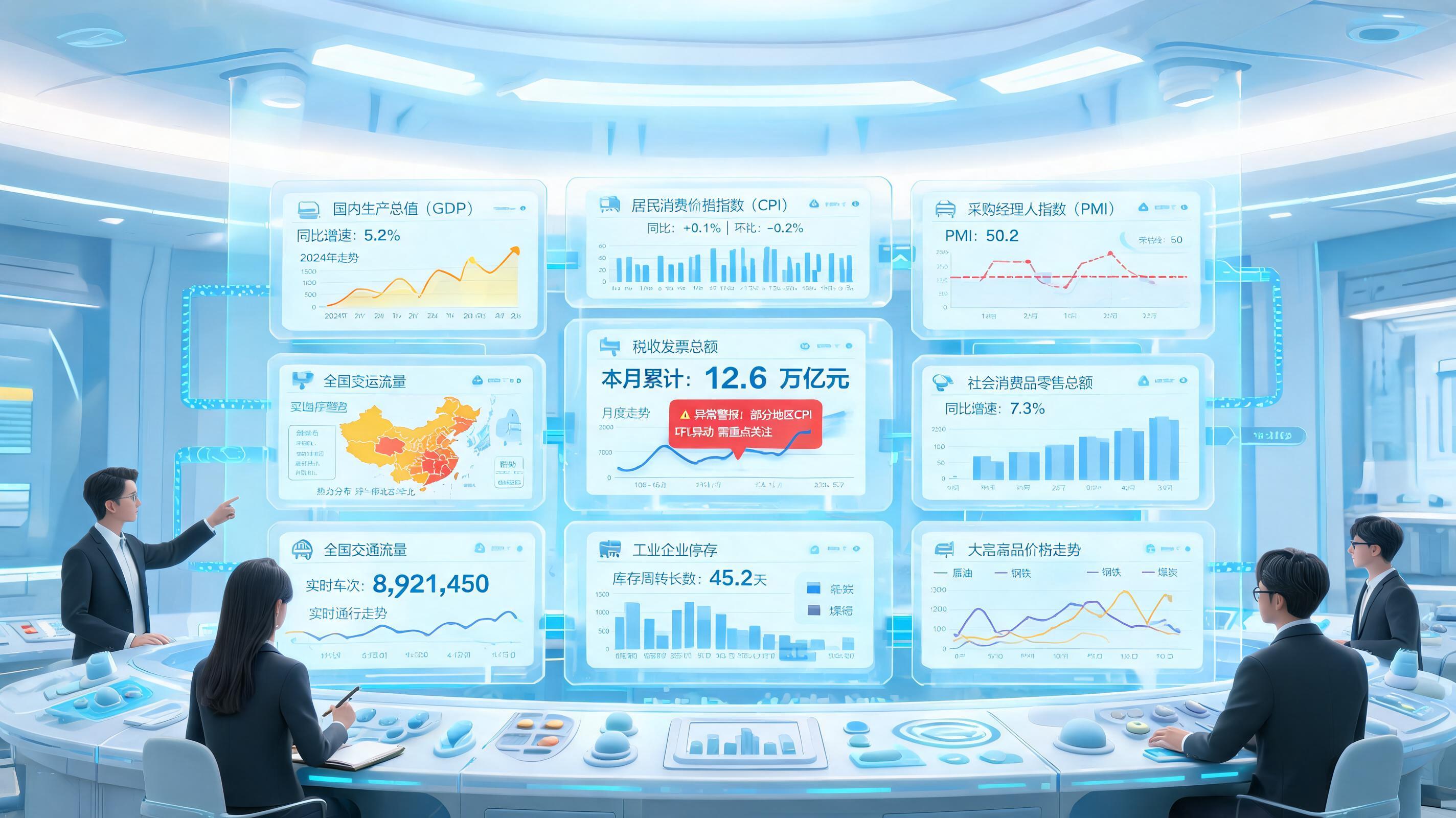 宏观经济运行怎么智能监测，数据预警与处置闭环_图1