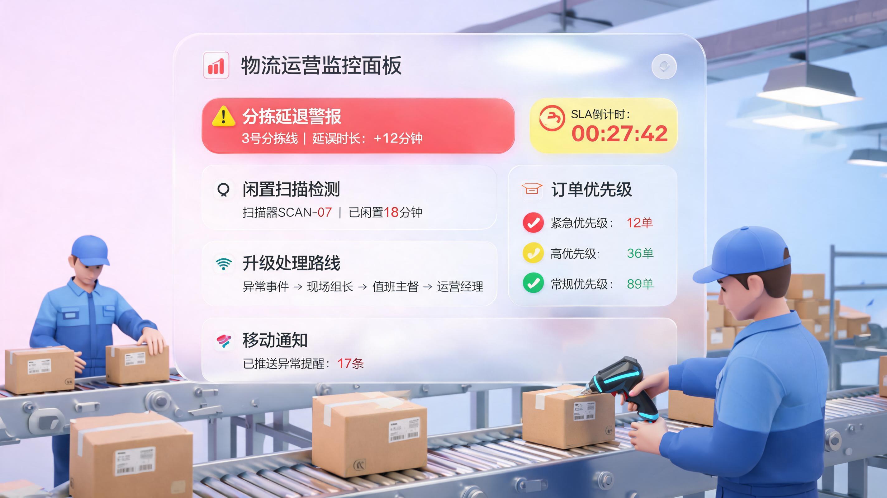 分拣延误自动提醒设置方法，仓内异常响应更快_图1
