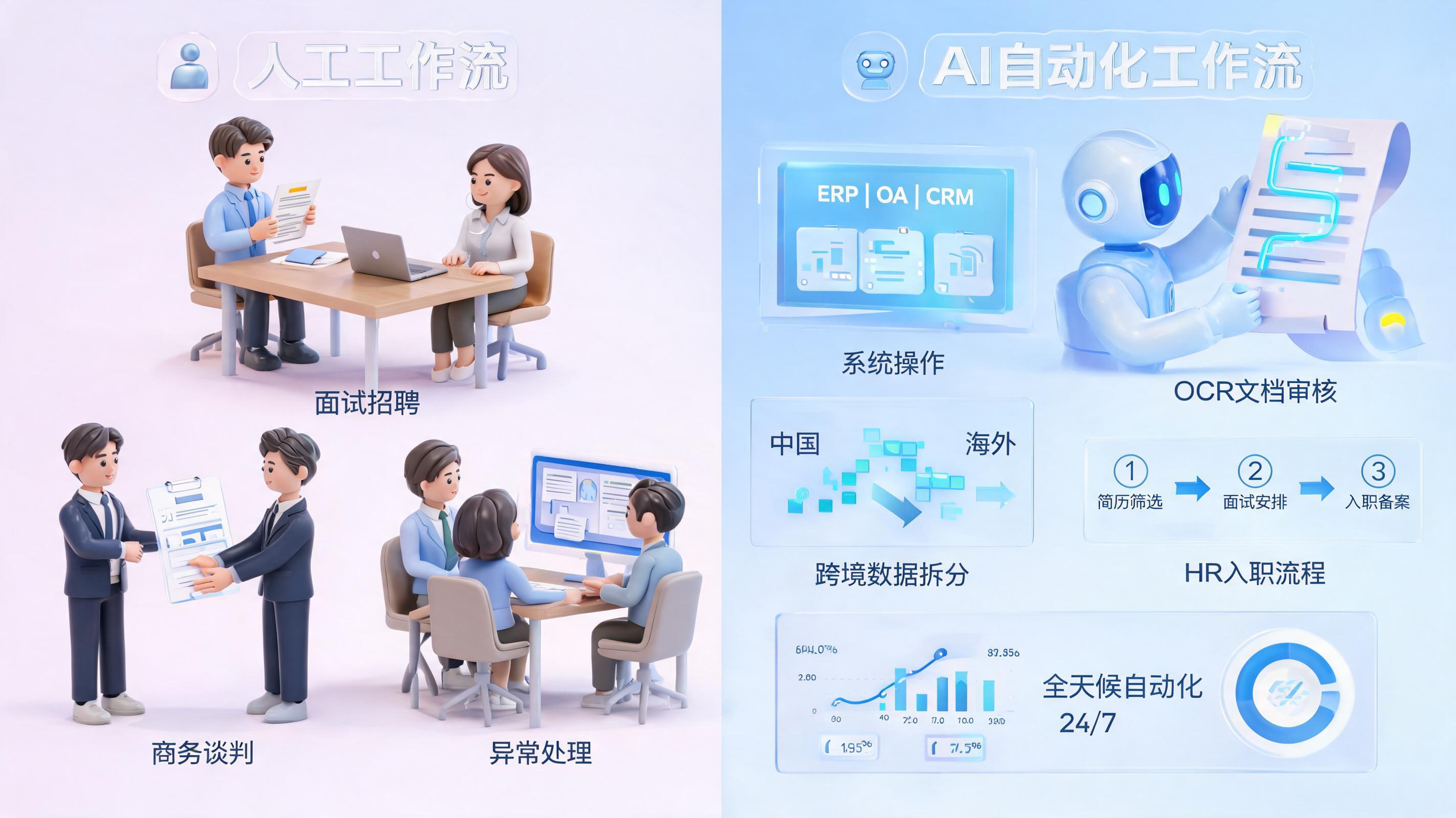 数字员工和人工有什么不同？人机协同重排岗位