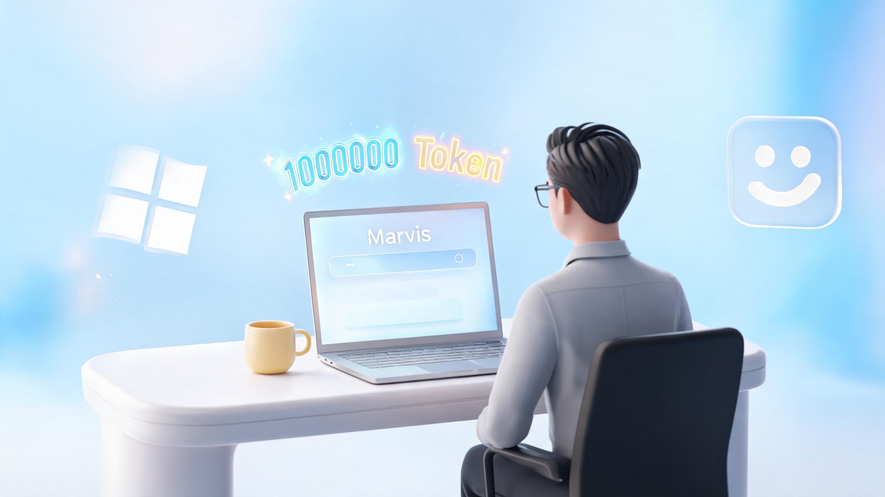 腾讯Marvis要钱吗？每天白嫖1000万Token，用到撑都用不完_图1