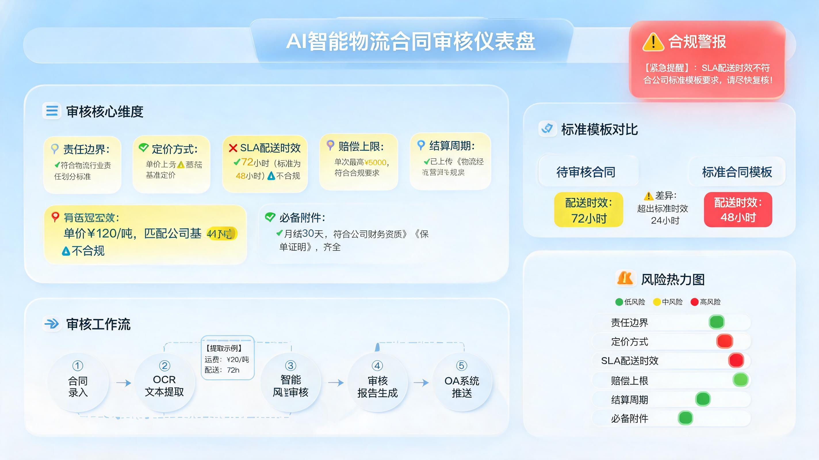 物流合同智能审核技巧，风险条款排查方法_图1