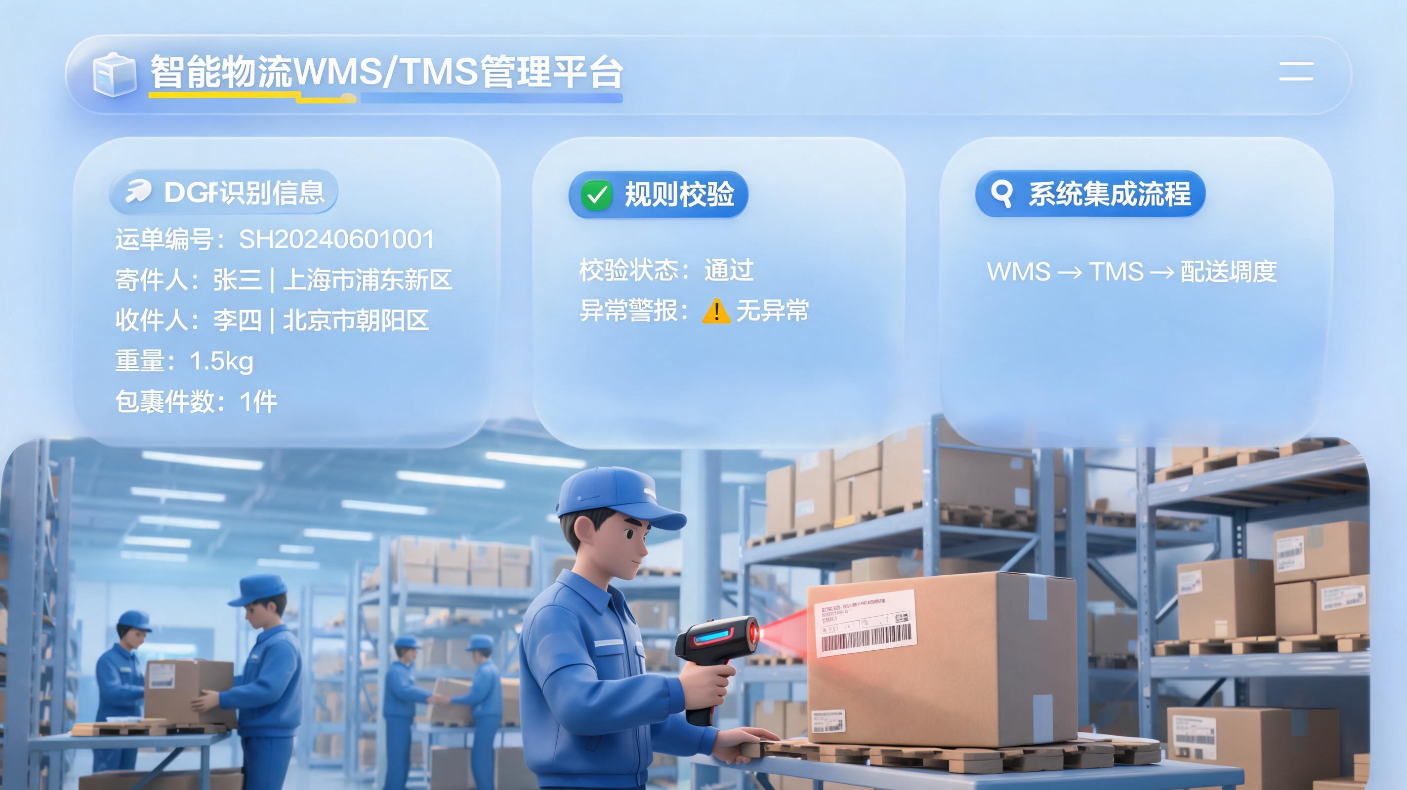 物流面单自动识别怎么做？识别校验录入一体化_图1