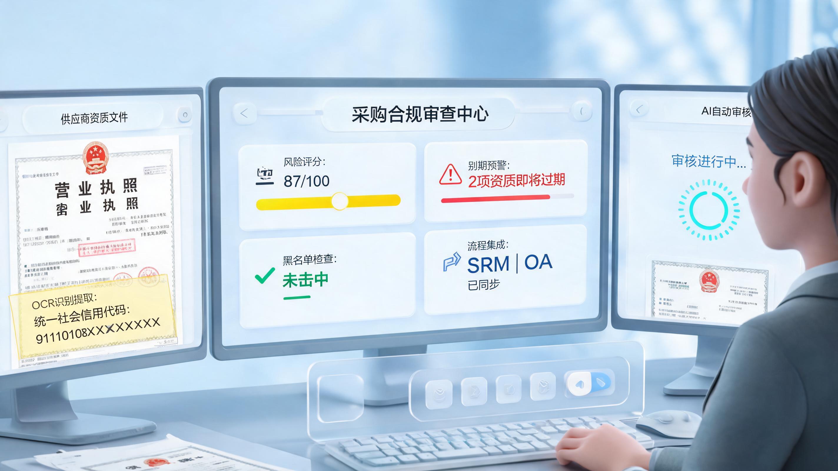 供应商资质自动审核方案,审核闭环怎么搭