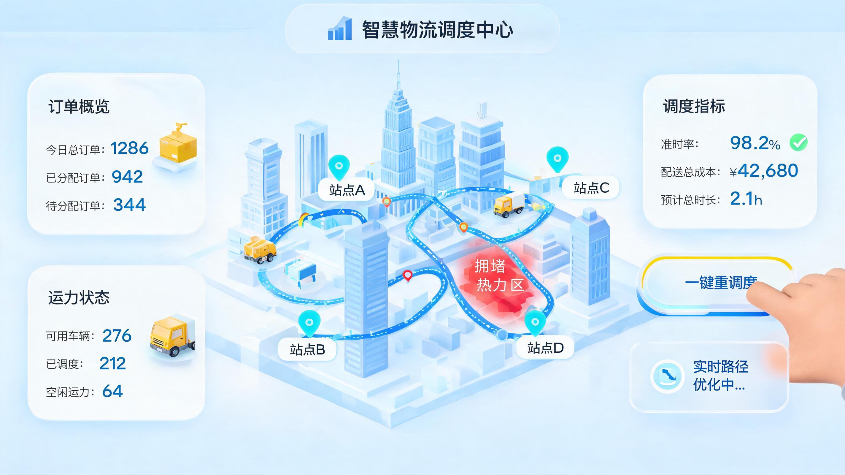 智能配送路线规划方法,调度效率如何提升