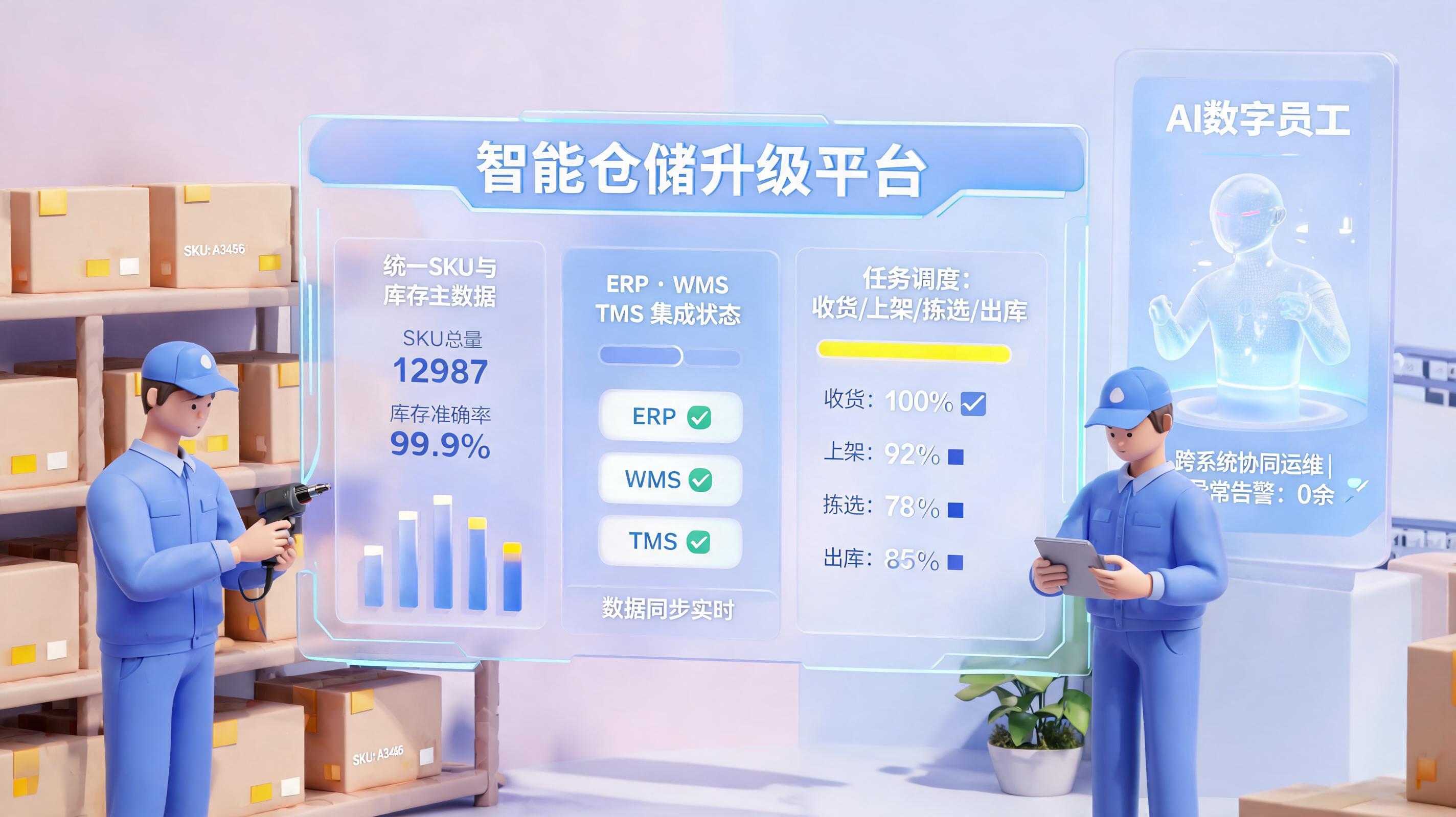 传统仓储怎么升级智能仓储？先打通数据再自动执行_图1
