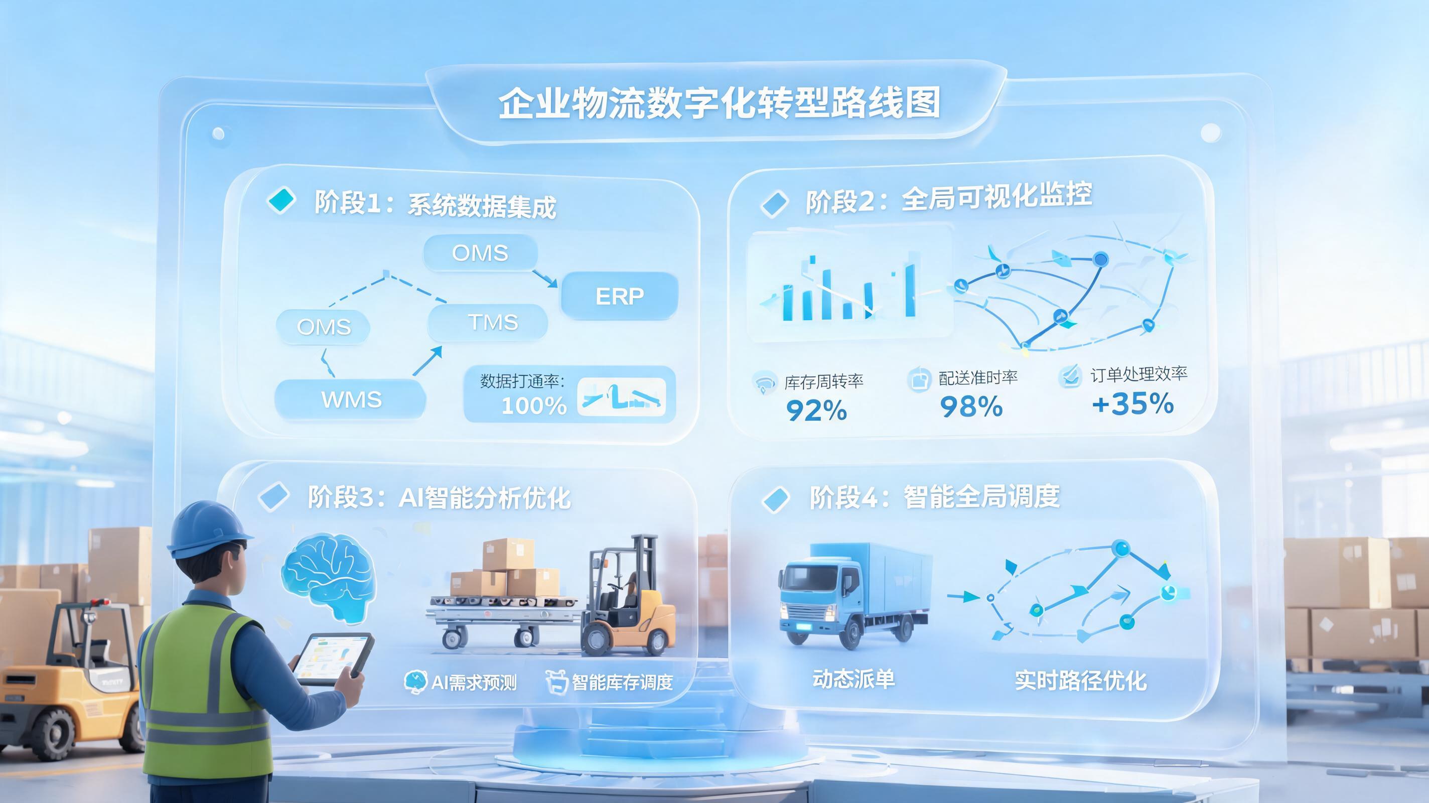 物流行业数字化转型的步骤：先打通数据，再升级智能_图1