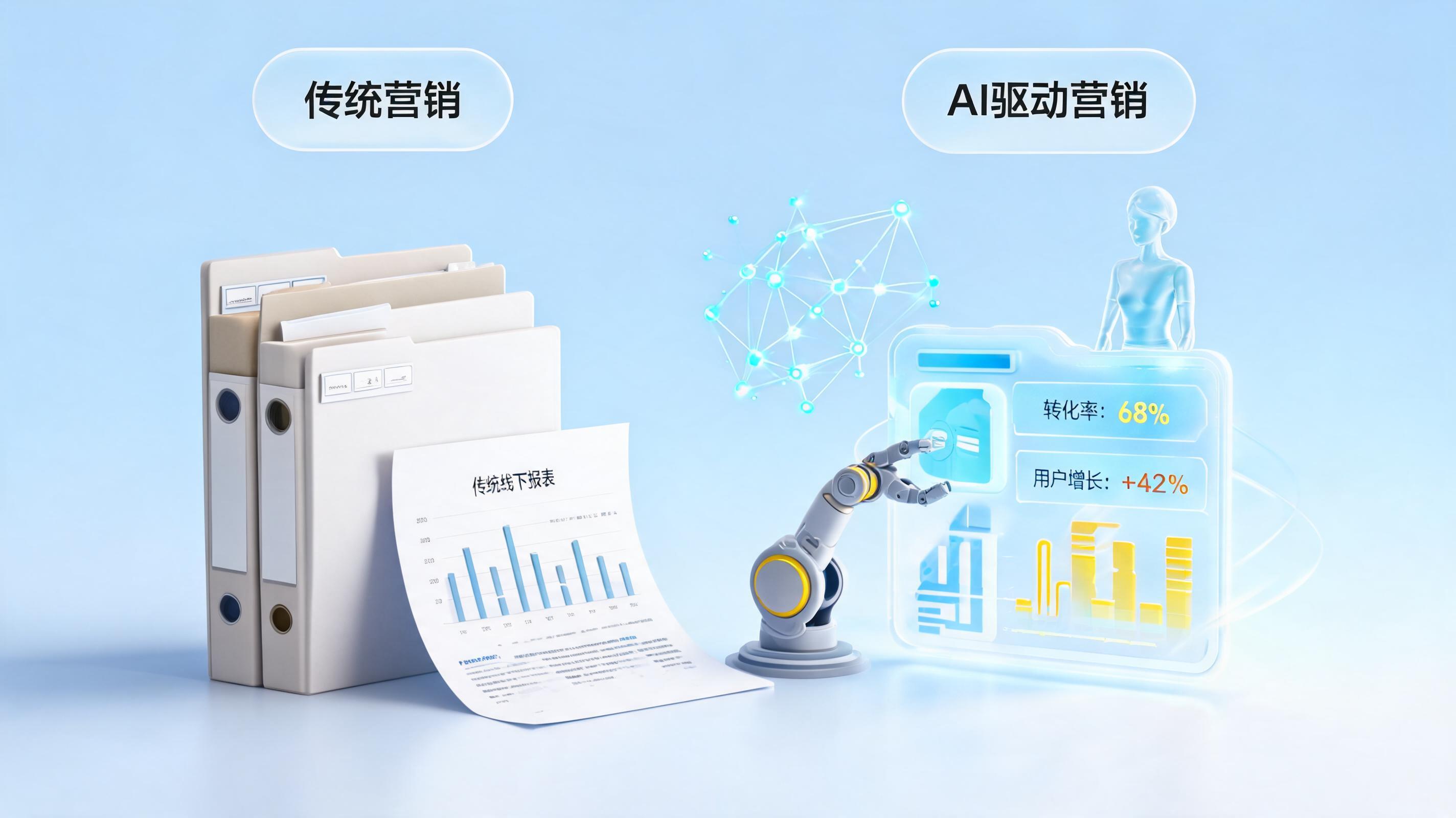 智能营销和传统营销有什么区别？AI智能体加速精准转化_图1