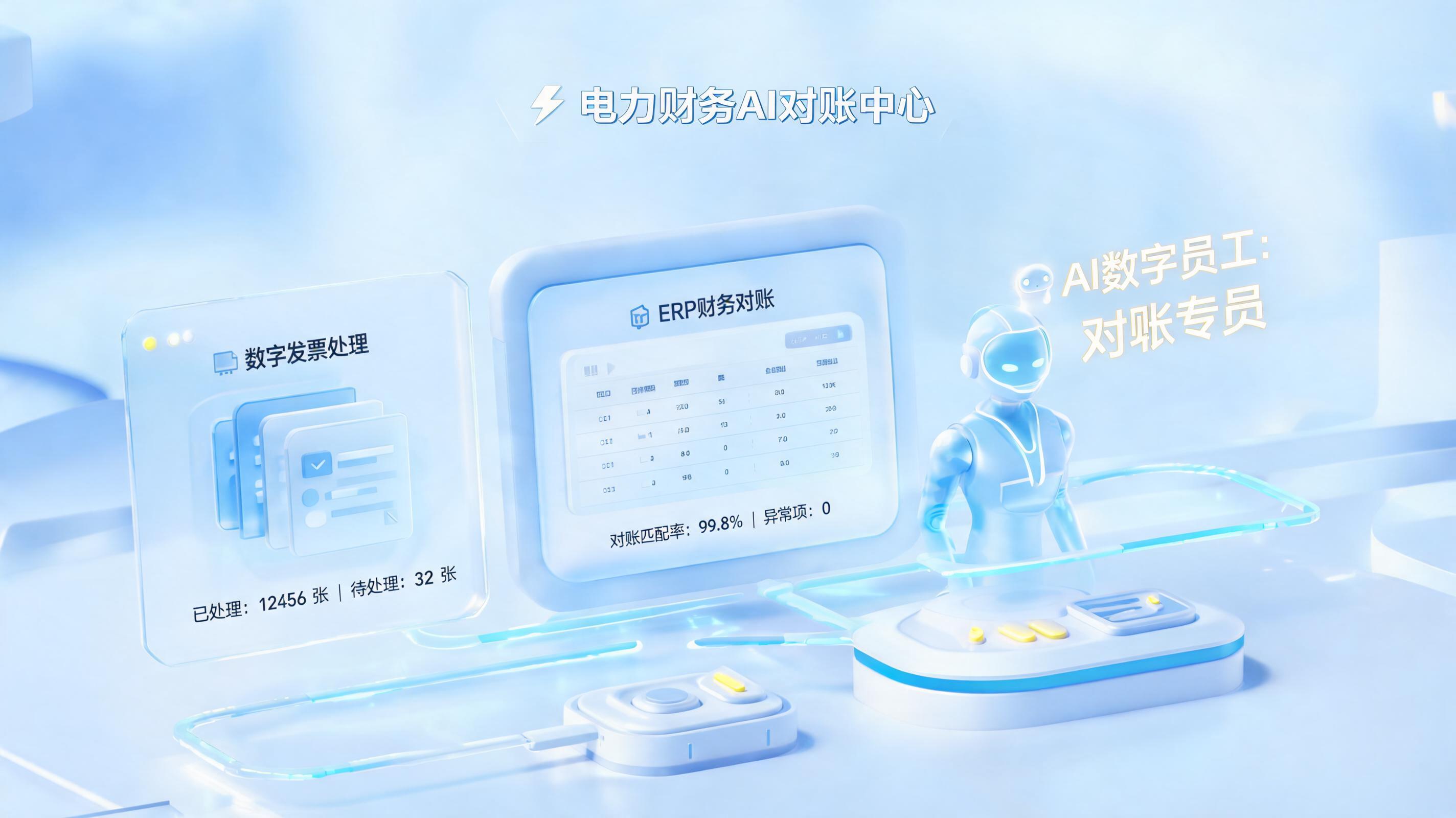电力供应商对账能自动化吗？实在Agent实现端到端闭环_图1