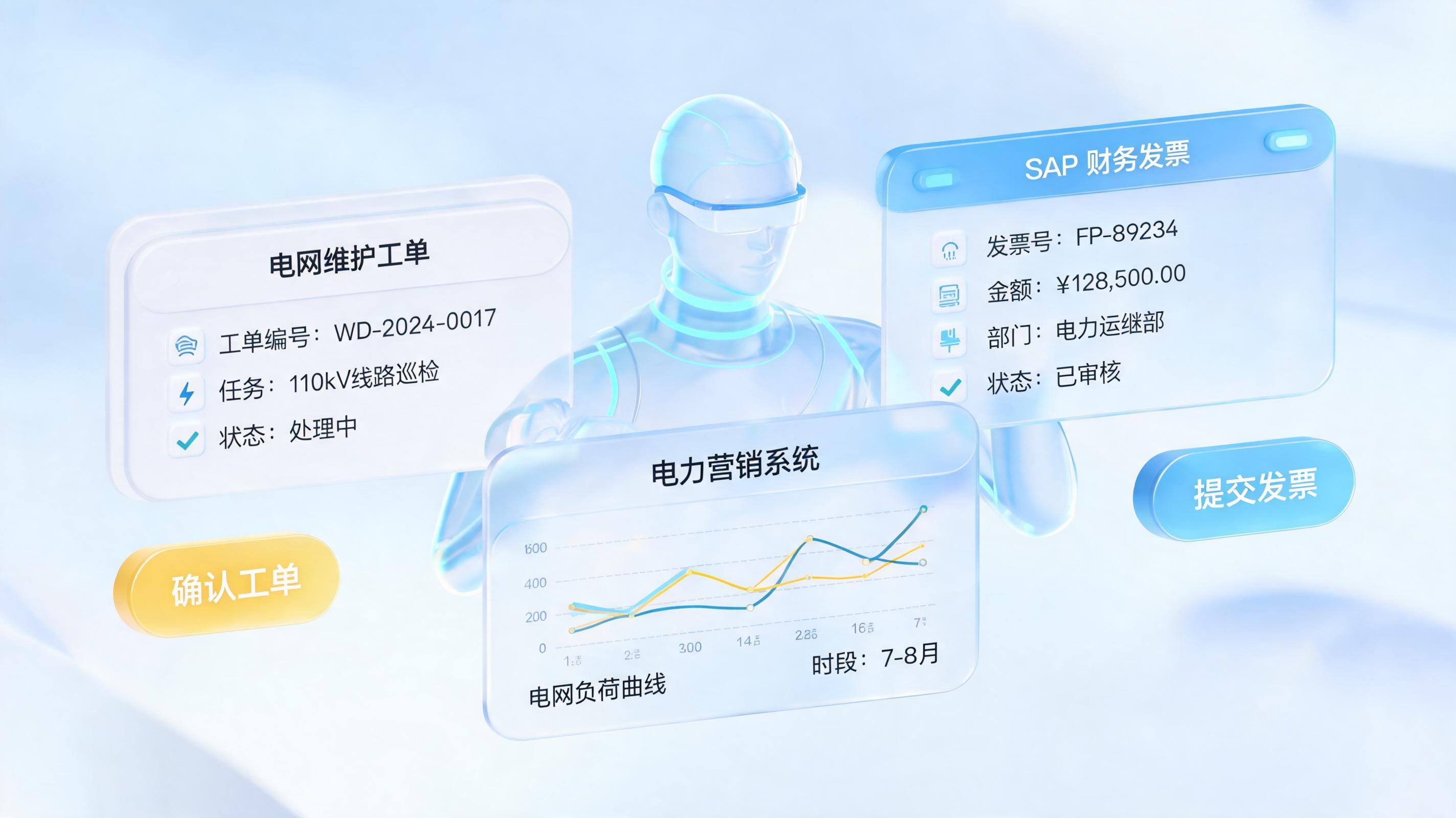 数字员工在基层供电所能做什么？实在Agent重塑电力基层效率_图1