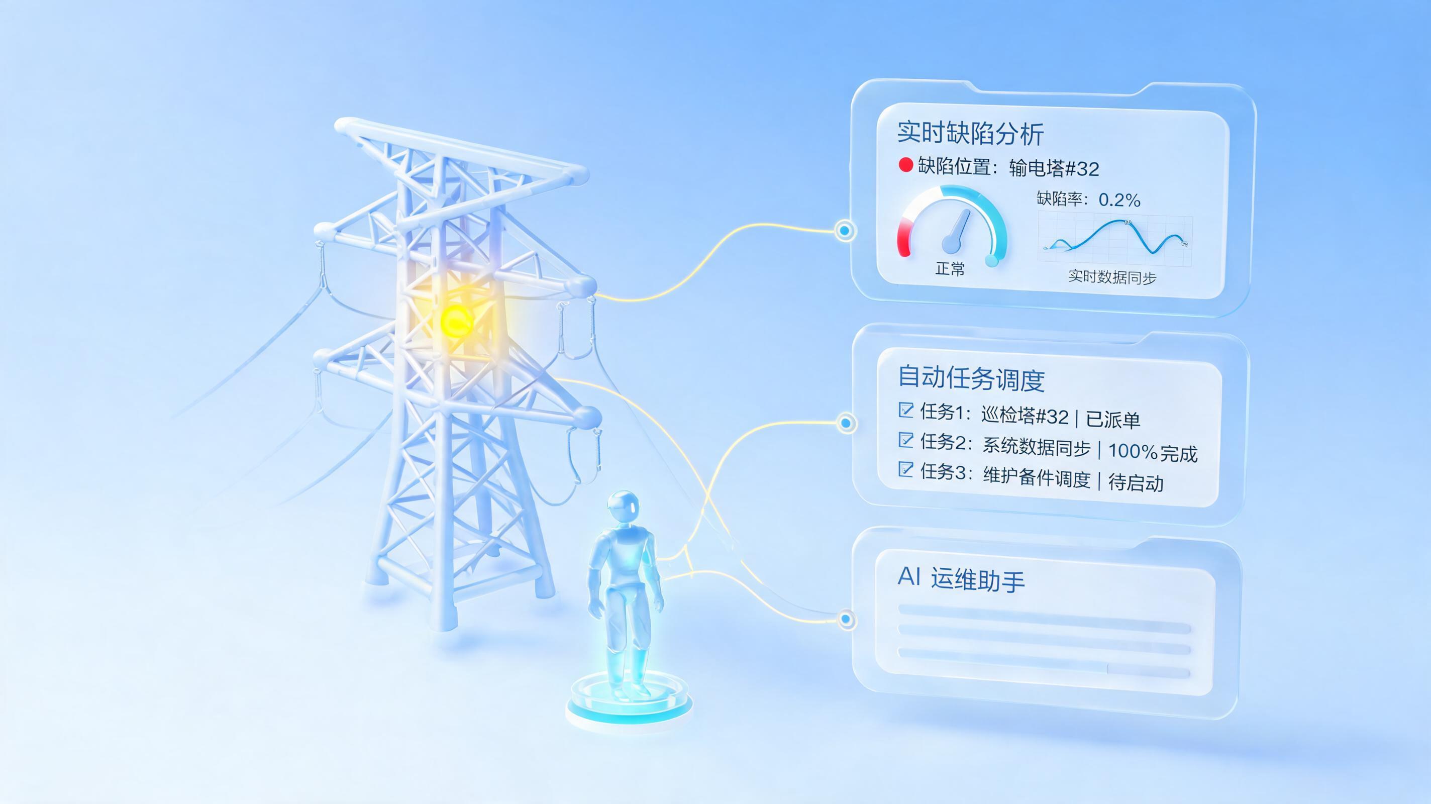 电力设备缺陷闭环处理：实在Agent构建自动管理链_图1