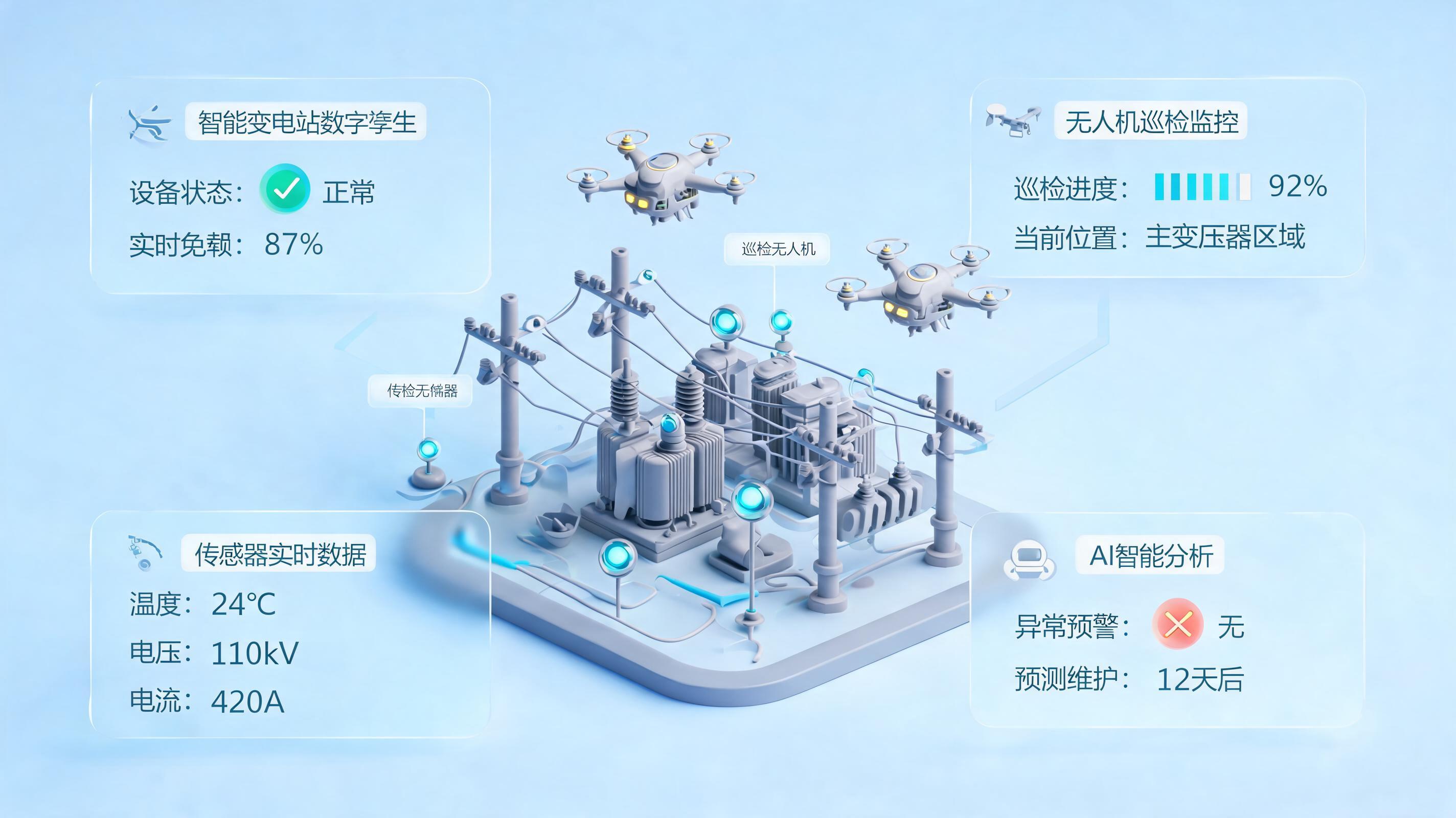 电站环境能自动监测吗？数字员工实现无人值守智慧运维_图1