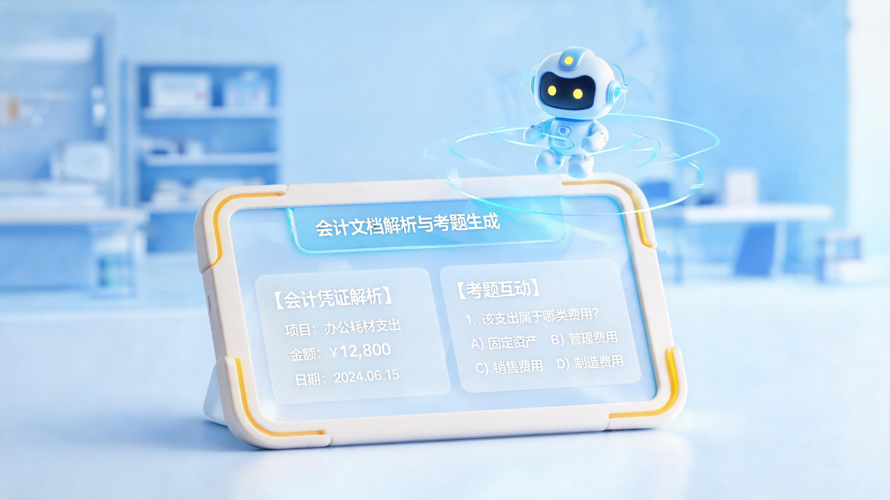 财务新人线上智能学习方案：AI驱动会计人才快速进阶_图1