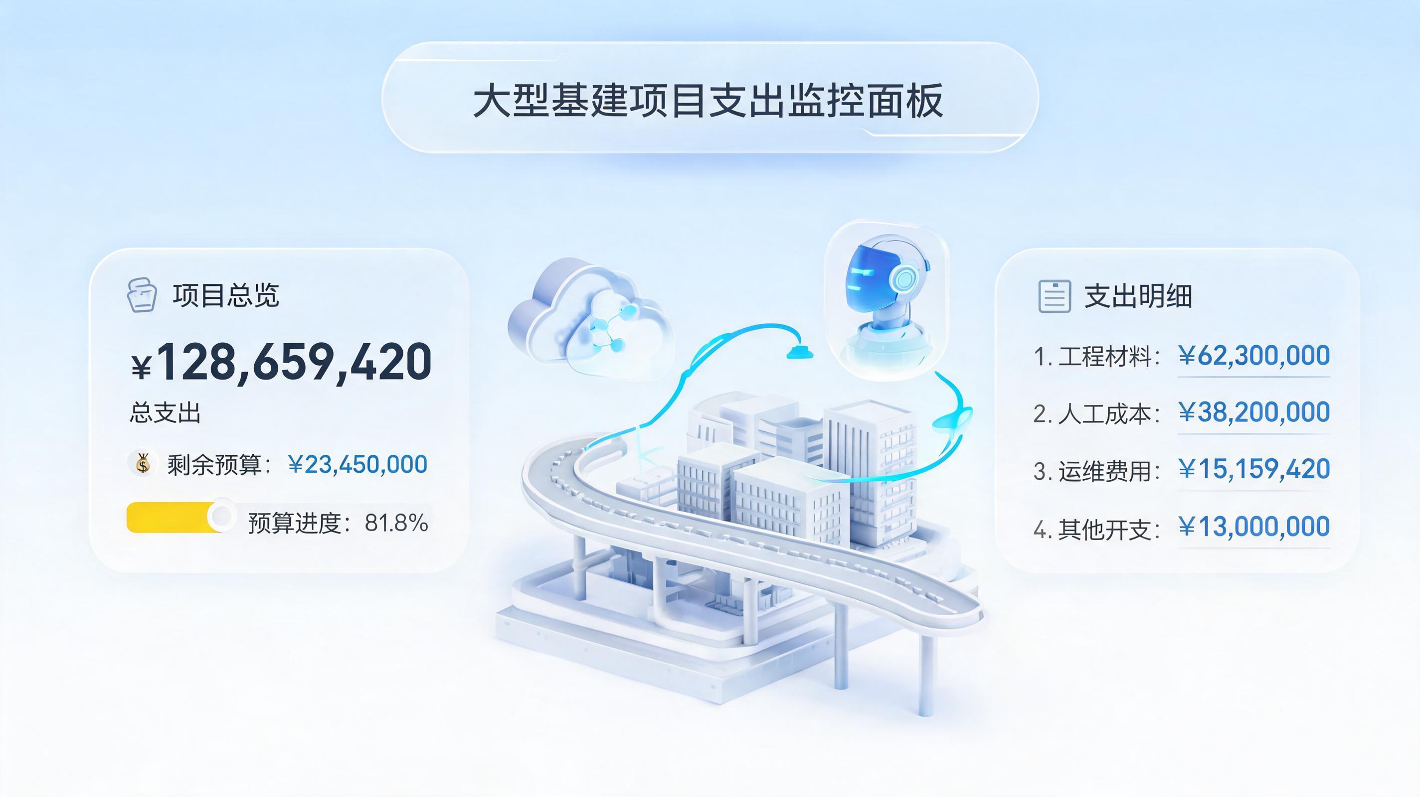 基建项目全部开销怎么实现自动统计？AI智能体赋能财务闭环_图1