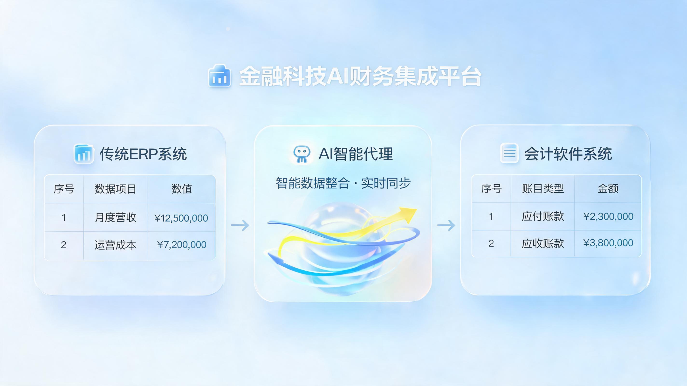 多套财务软件整合改造思路，AI Agent重构财务中台_图1