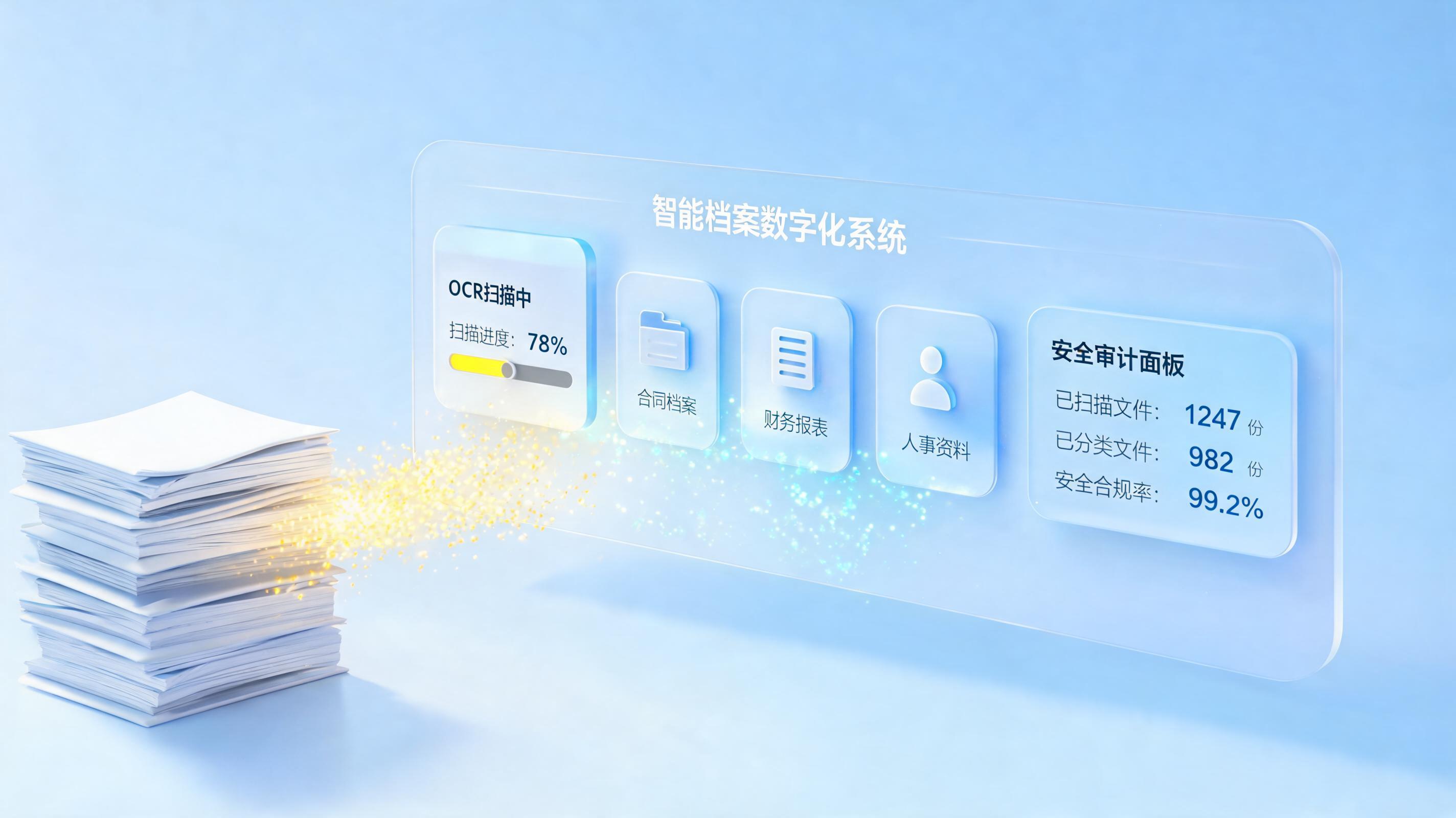纸质档案电子化审单落地思路：实现从纸质到智能决策的闭环_图1