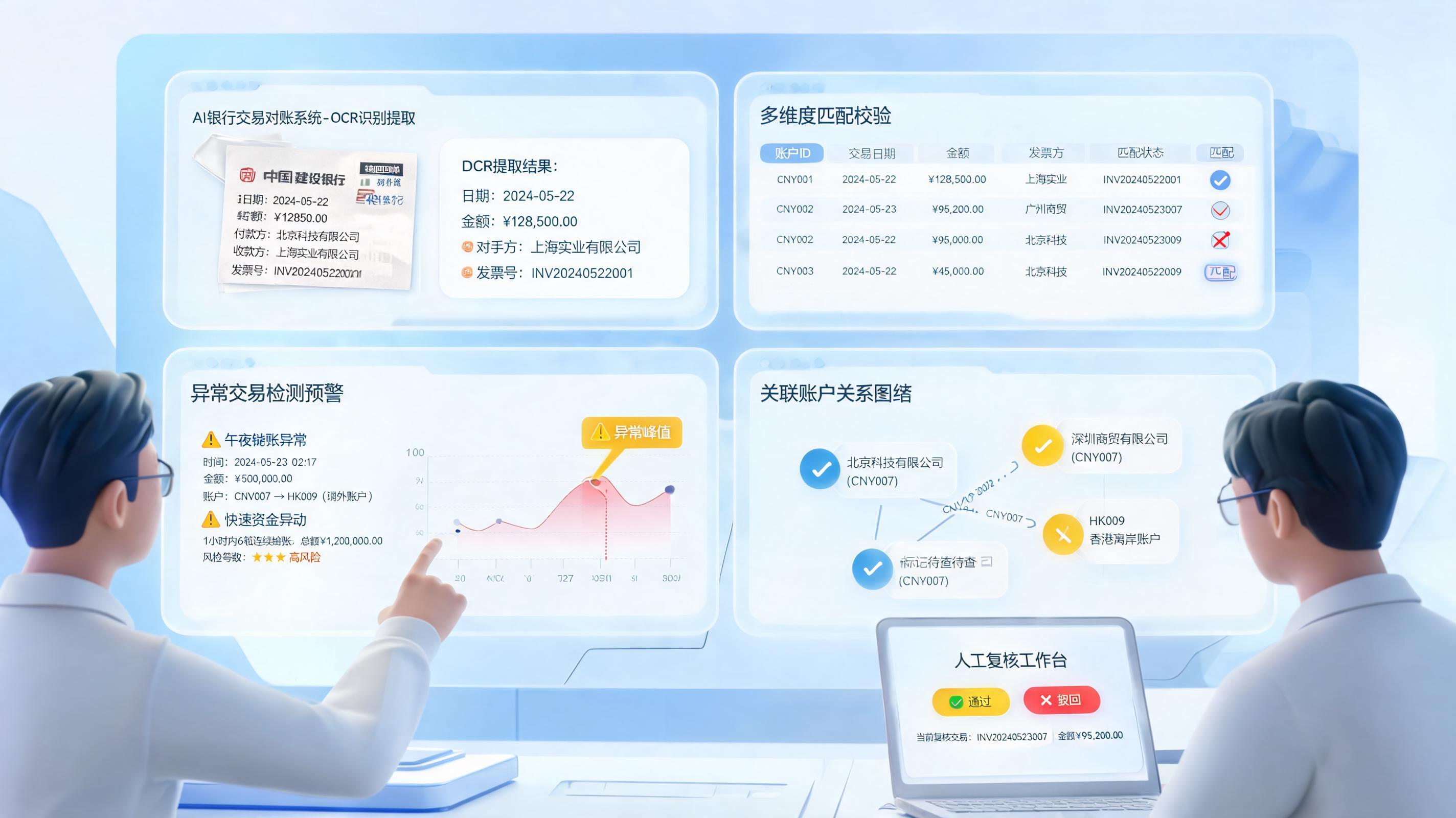 银行资金流水核对工作可以用 AI 做吗？关键环节解析_图1