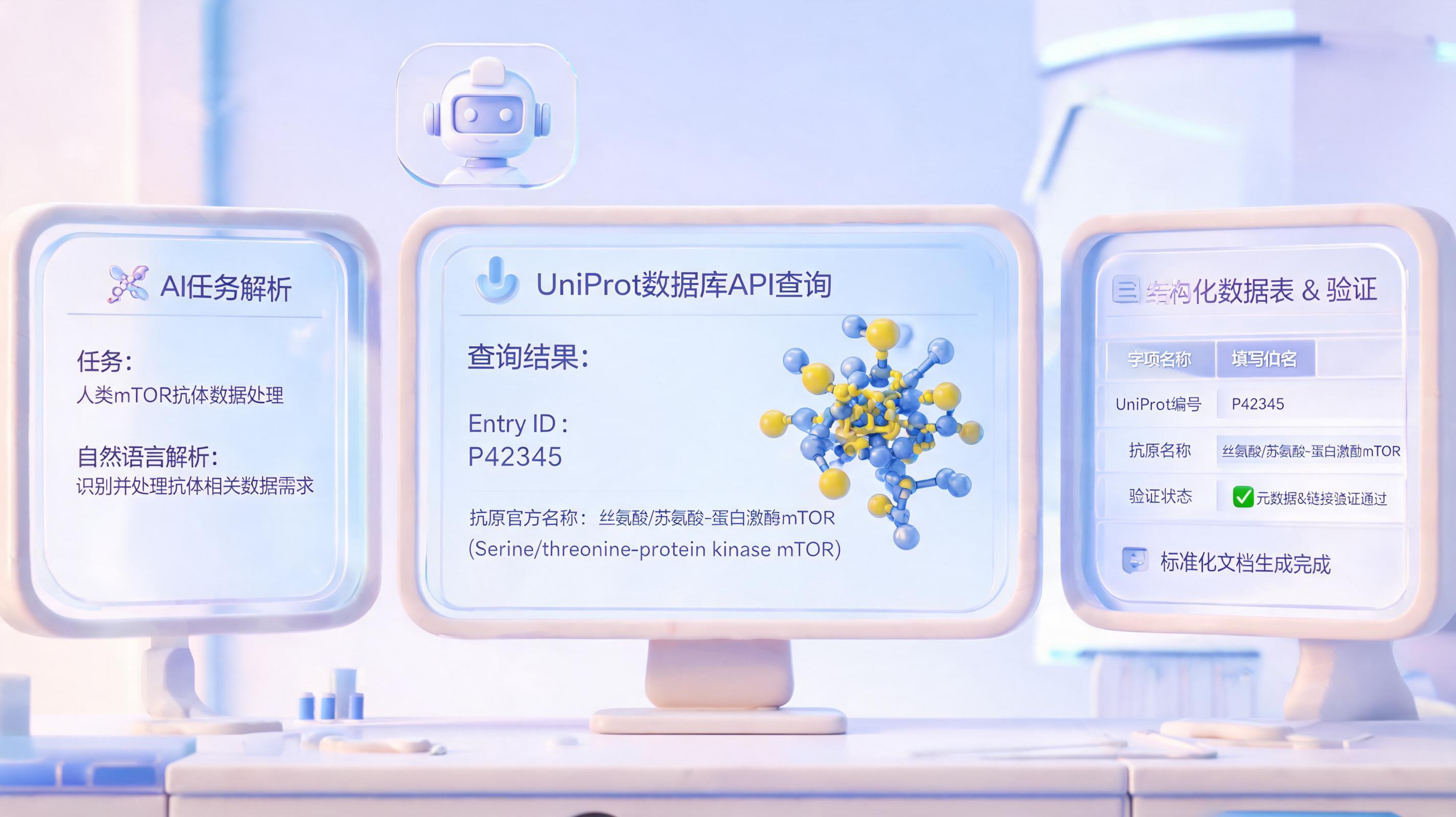 Agent能自动填写抗体说明书的Uniprot链接和抗原名称吗?原理与流程