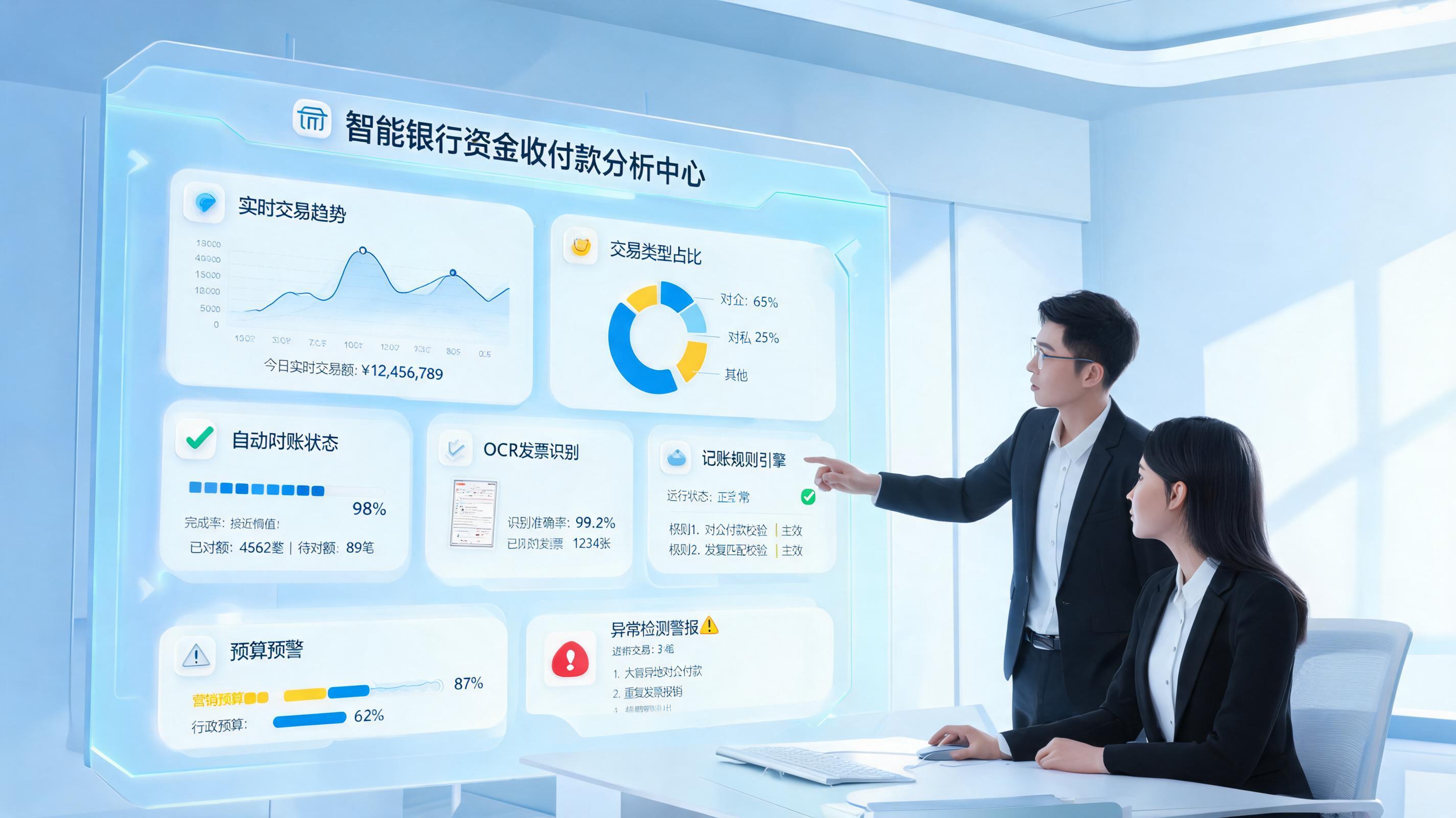 银行现金收支智能分析办法，财务闭环提效