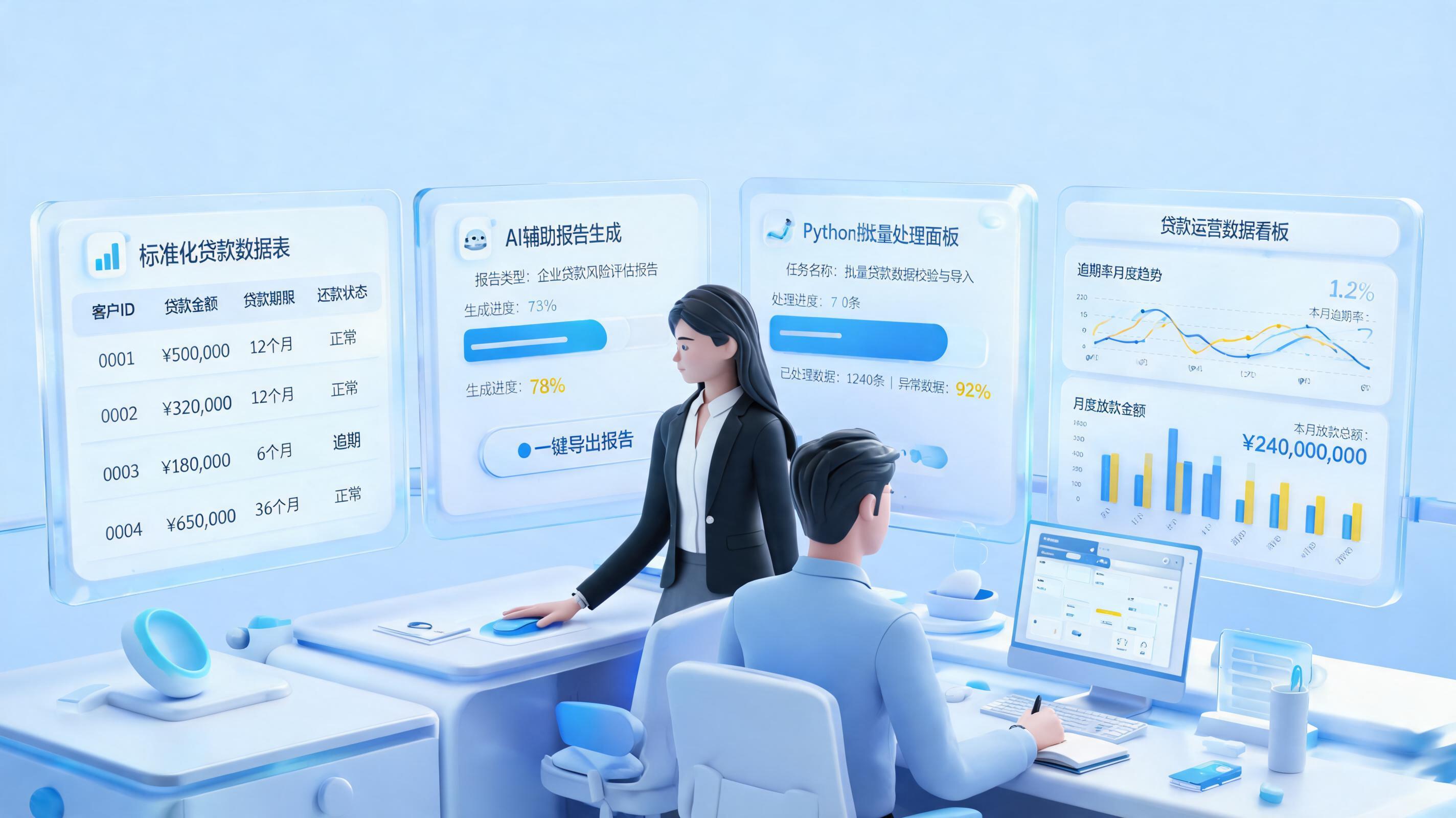 贷款报表自动制作汇总方法,效率提升路径