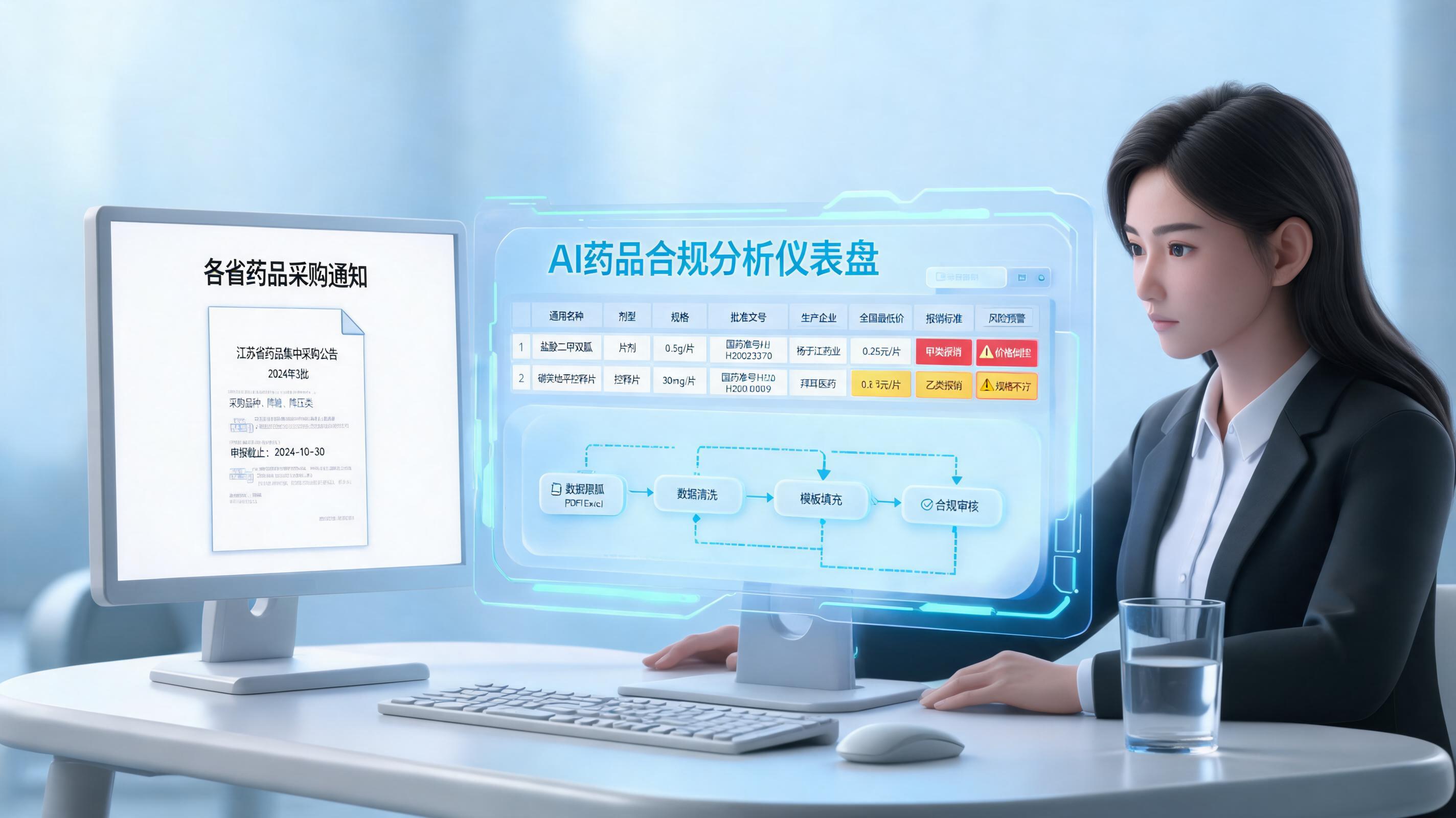 药品价格联动申报的表格,Agent能自动按模板填写吗?边界与路径