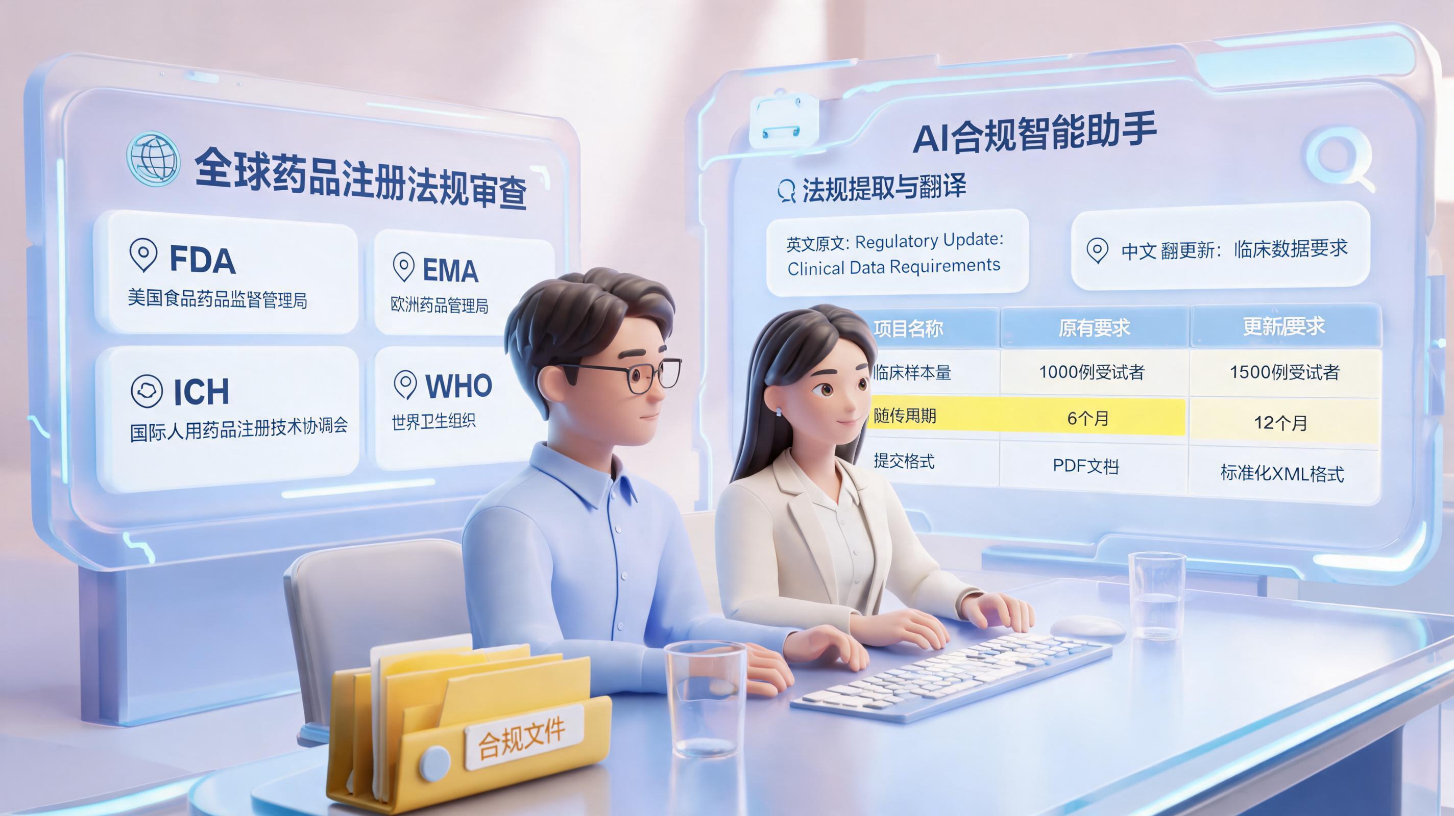 药品国际注册中,Agent能自动翻译并整理当地法规吗?效率与合规边界