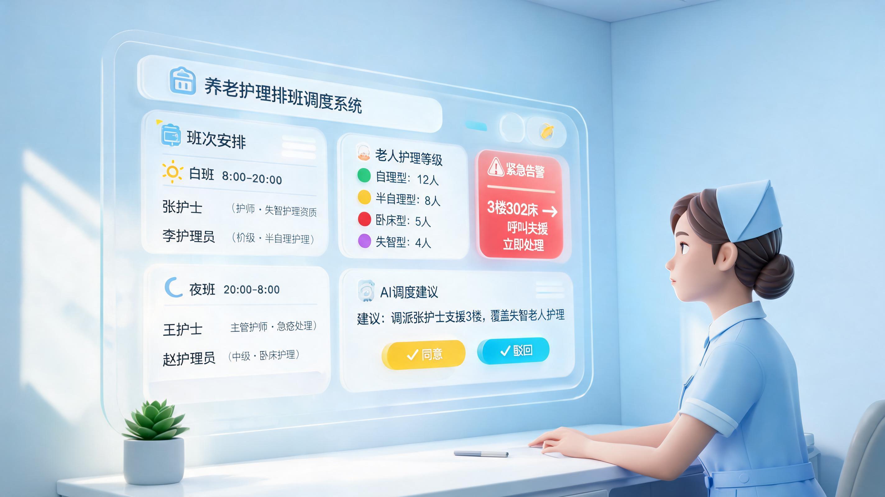 养老机构的护理员排班，Agent能做到自动化吗？看三点