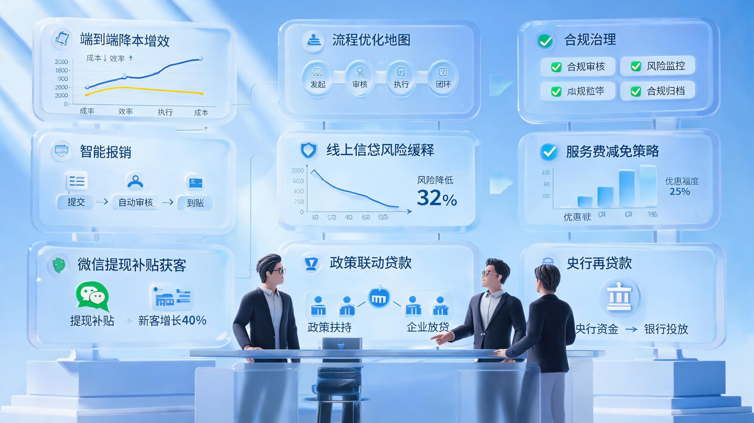 银行全流程省钱提效方案｜银行运营提效路径