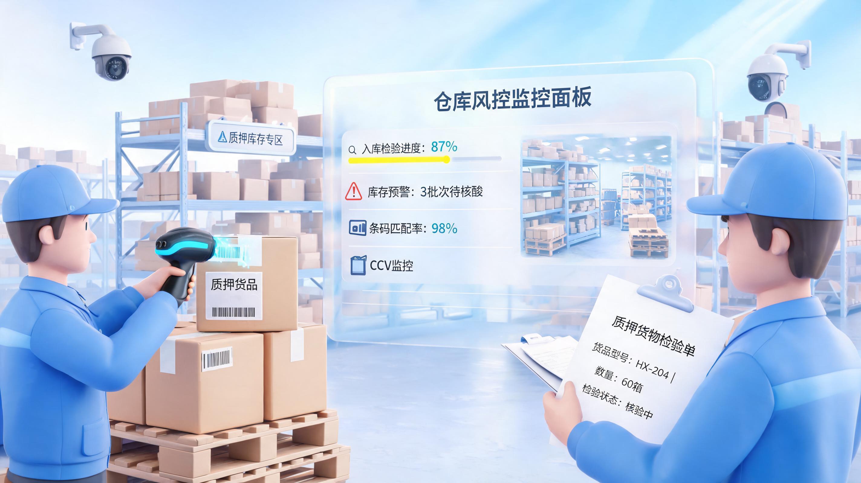 仓库抵押货物出入核对办法:流程与风控