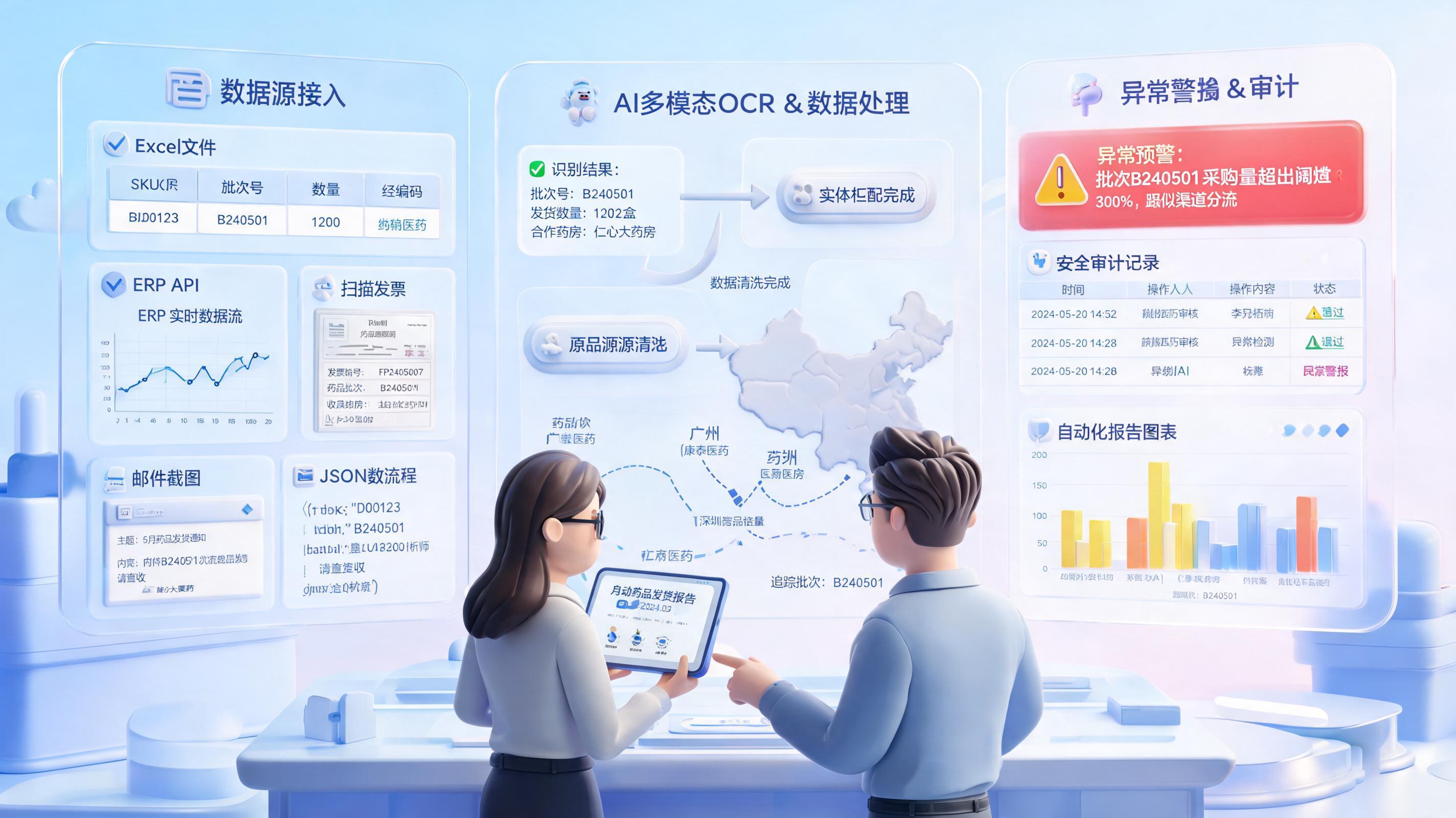 Agent怎么自动采集经销商的药品流向数据?看懂闭环方案