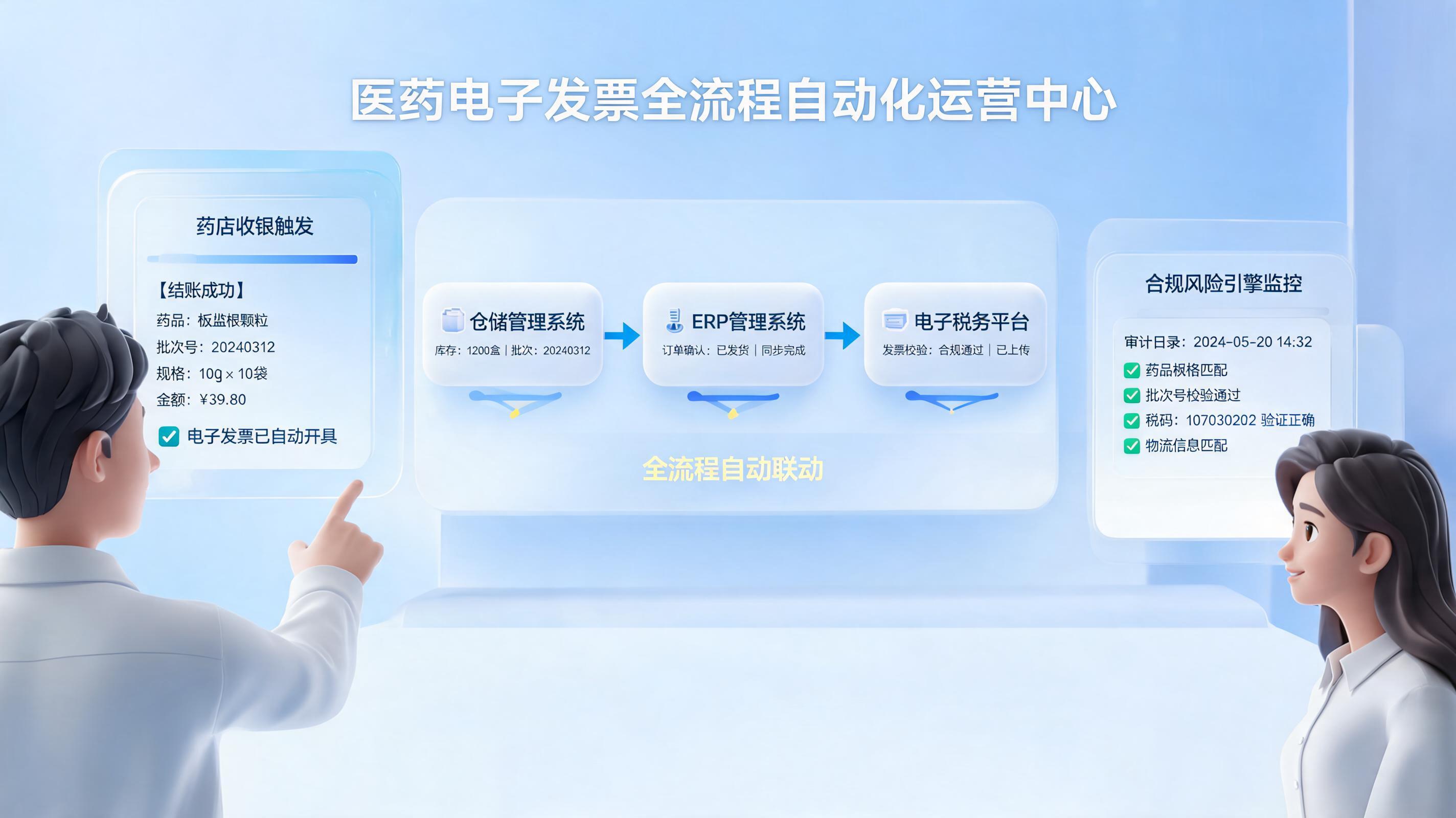 医药公司的数电票开票能用Agent自动化吗？合规提效路径