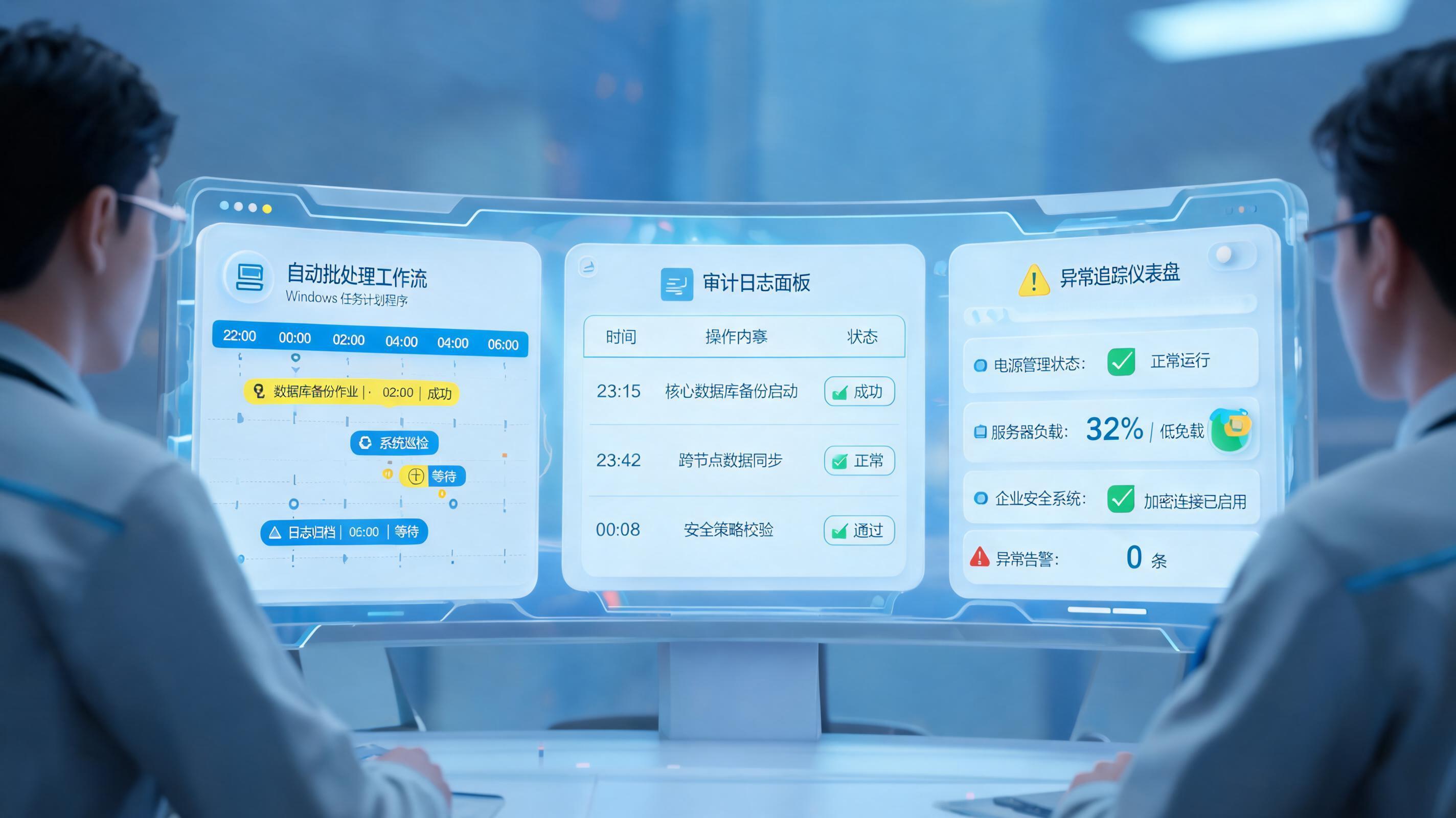 银行夜间批量工作自动执行方法,稳定落地思路