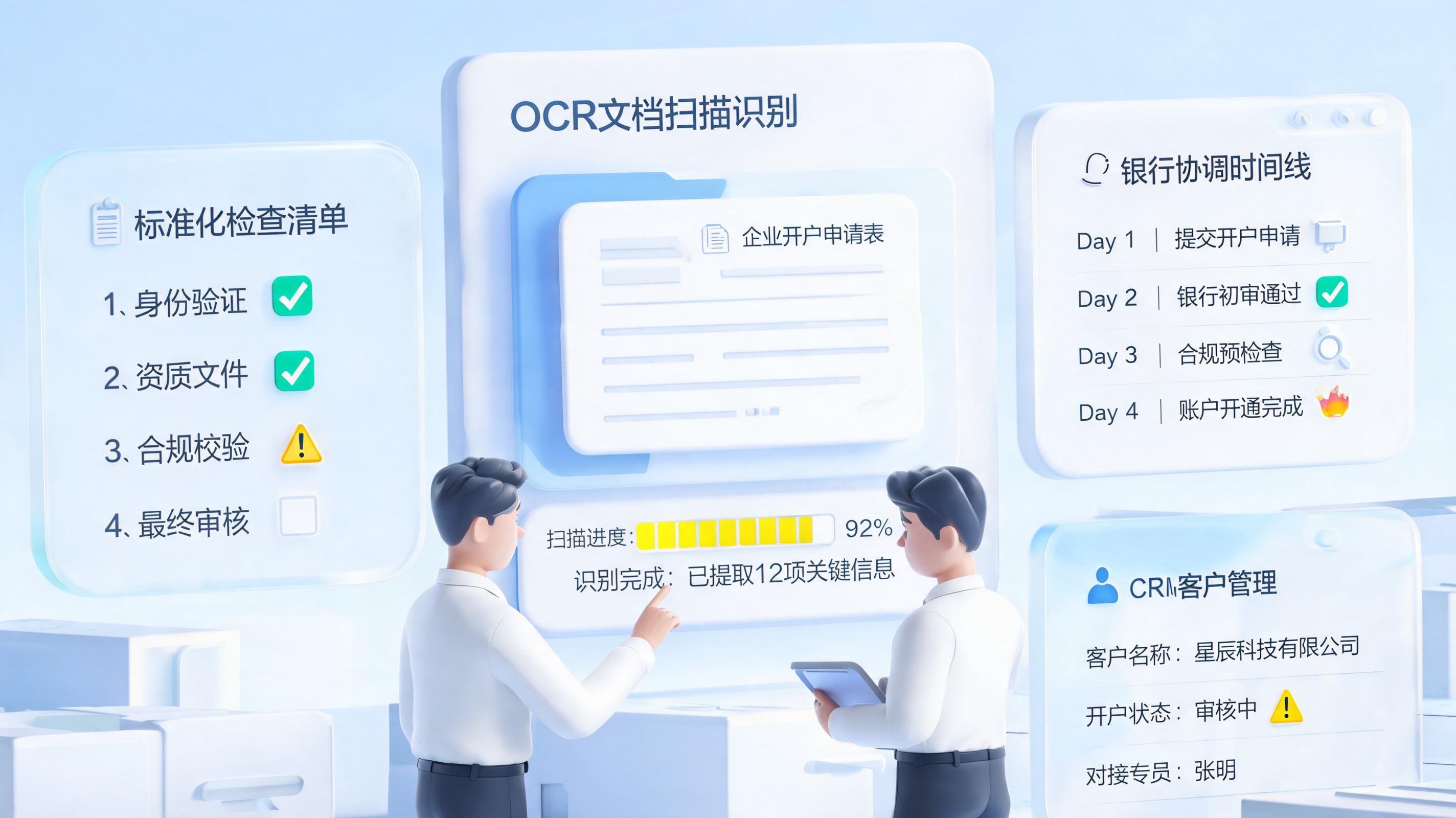 批量开户资料怎么快速处理？流程提速法