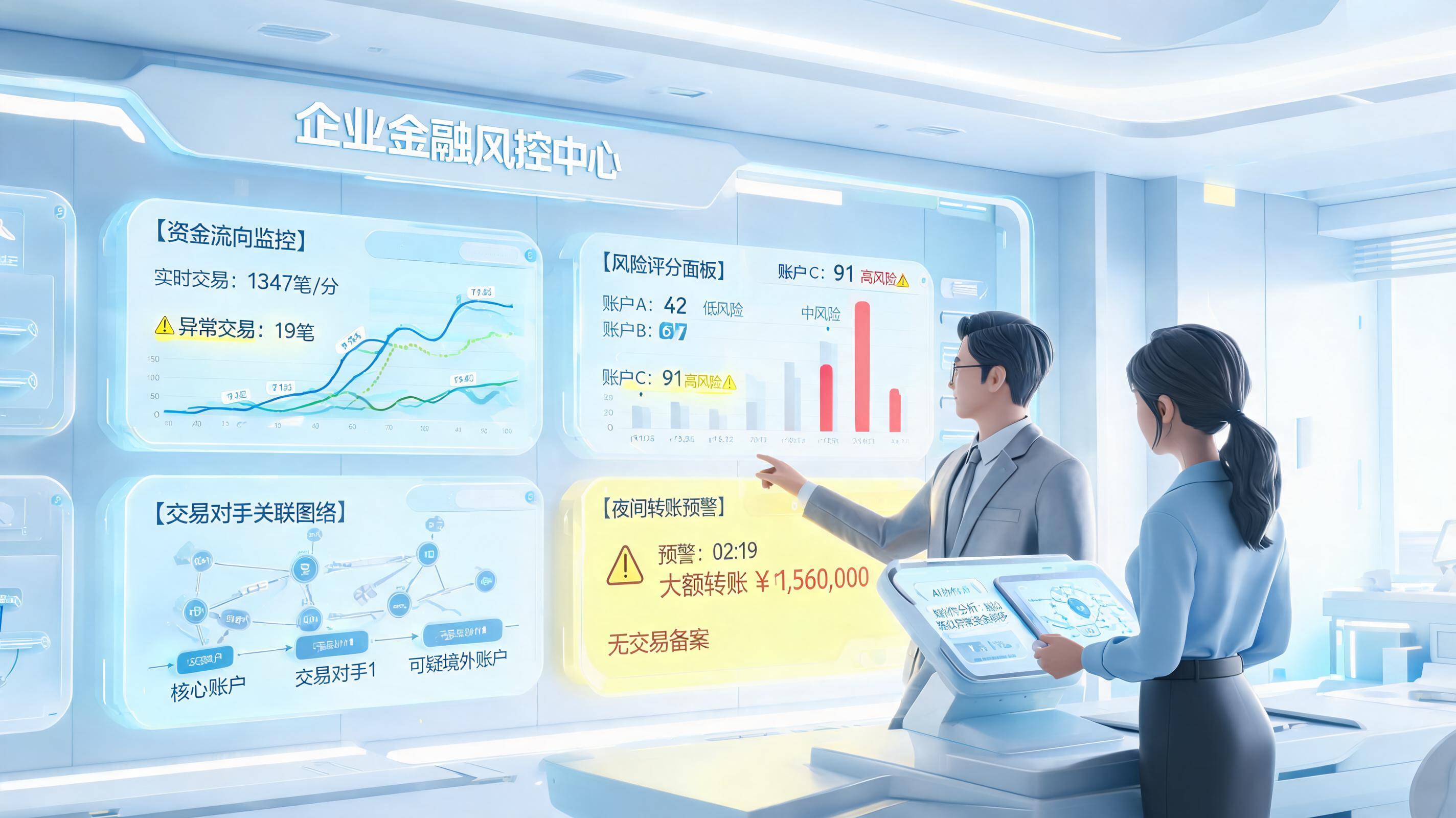 资金流转异常监测工作可以用 AI 做吗？企业风控落地思路