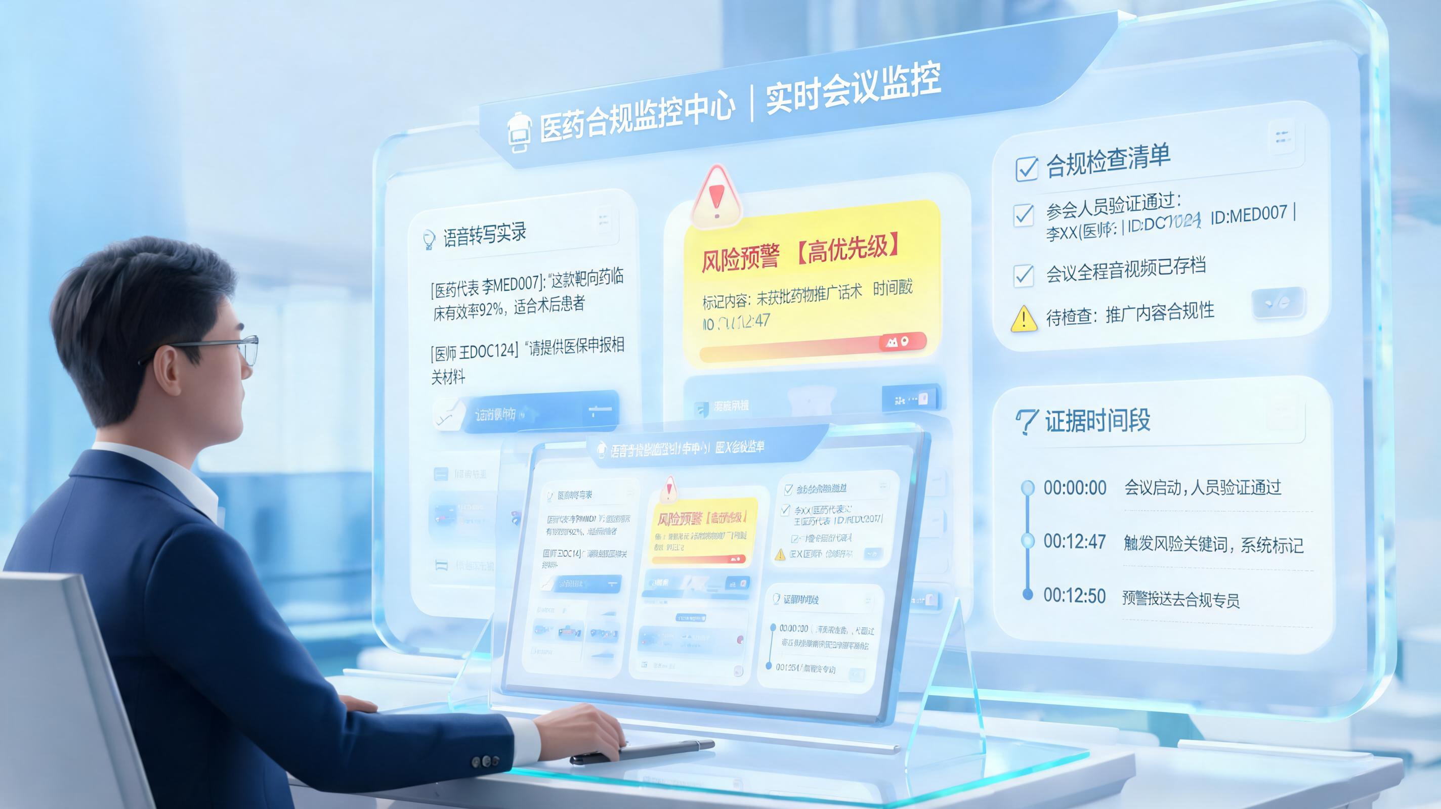 医药代表线上会议的合规抽检,Agent能实现吗?边界与路径