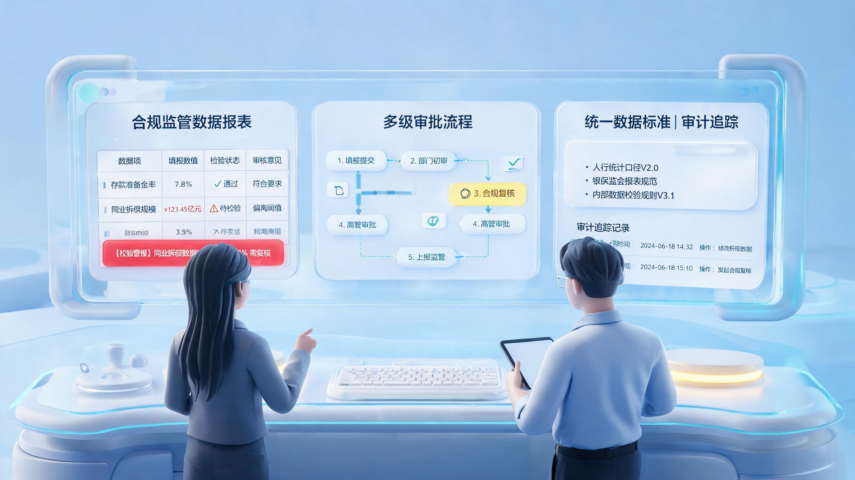 银行上报监管资料怎么减少出错？制度流程双控