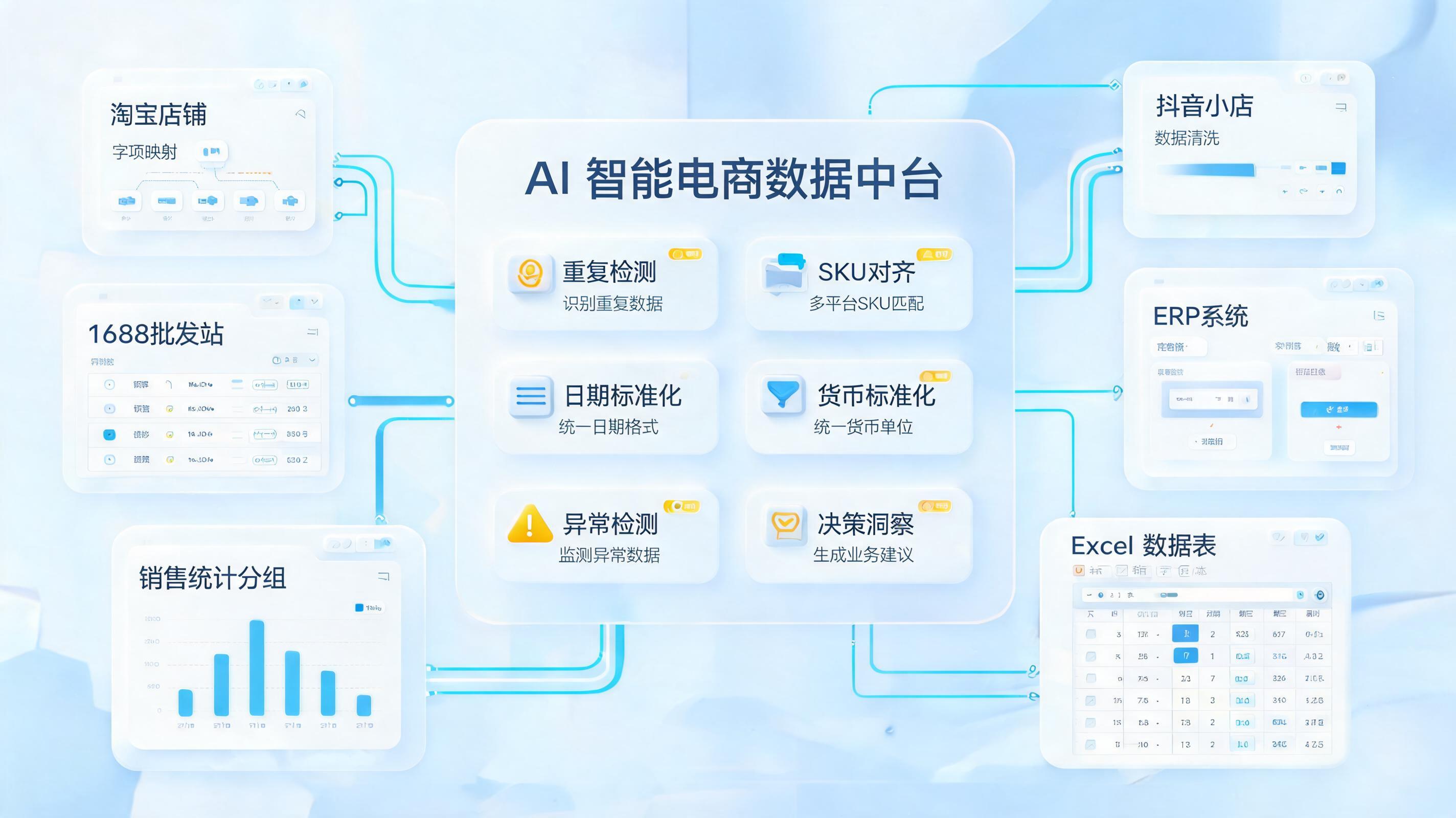 多店铺数据合并统计用 AI 怎么做？方法与落地